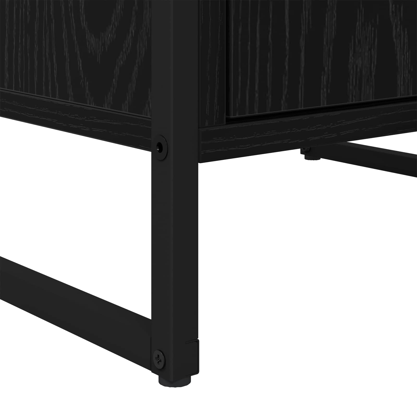 Cabinet Black oak 81 x 36 x 150.5 cm Engineered wood