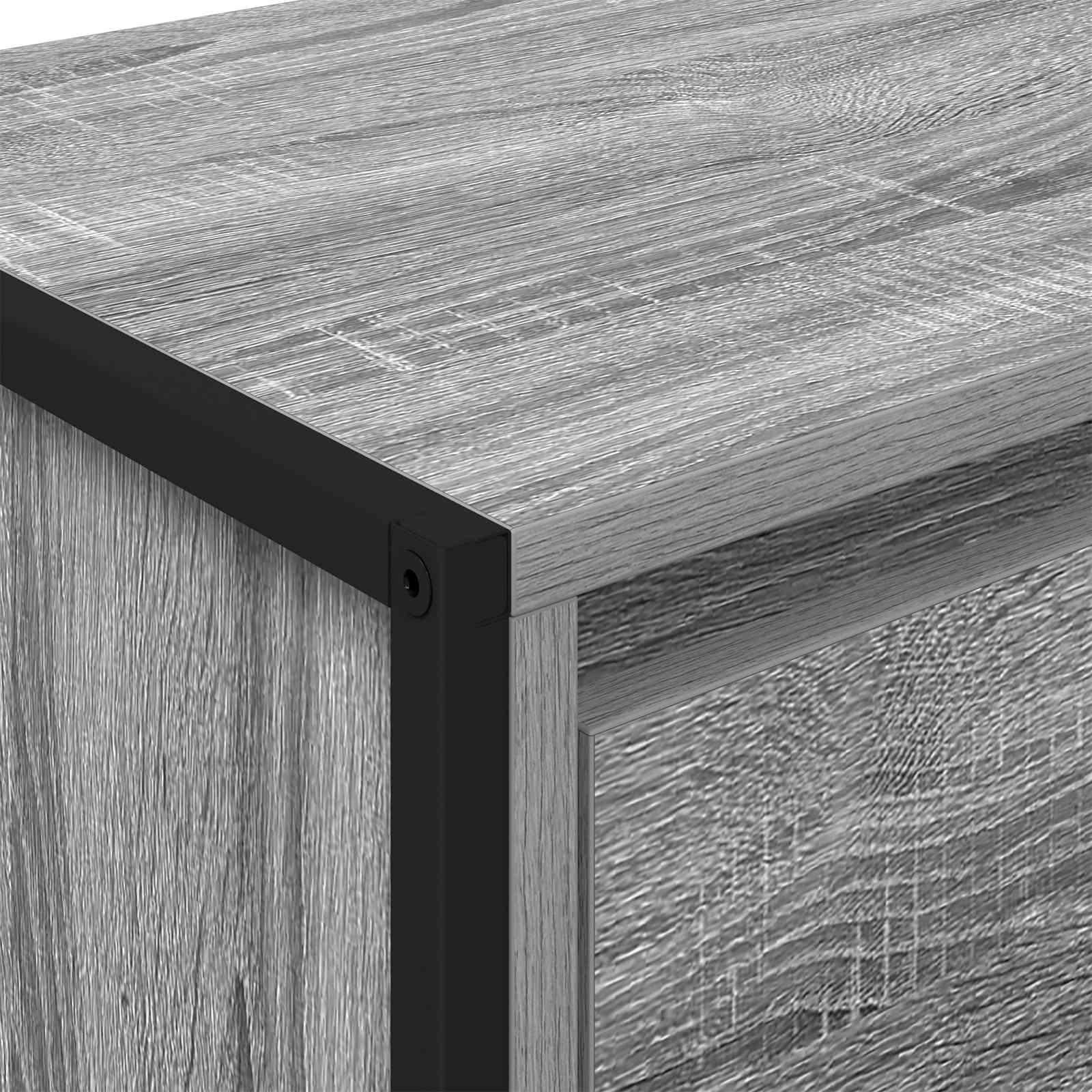 Kabalas Pilkas Sonoma 81 x 36 x 150.5 cm Apdirbta mediena