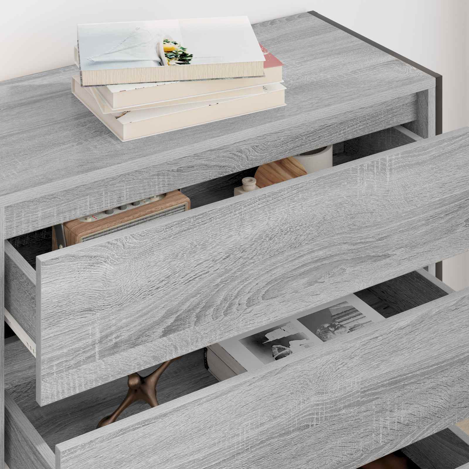 Kabalas Pilkas Sonoma 79 x 36 x 75.5 cm Apdirbta mediena