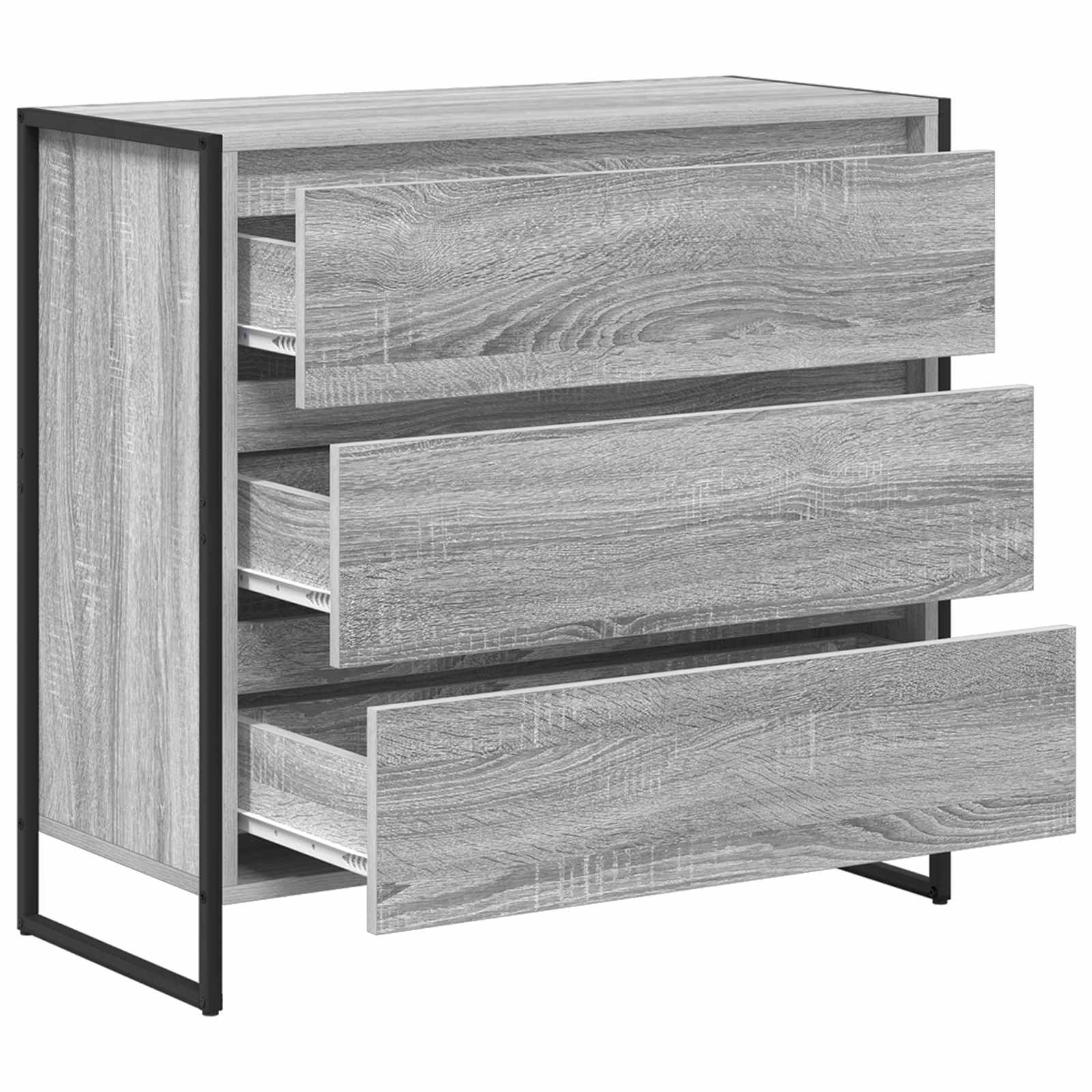 Kabalas Pilkas Sonoma 79 x 36 x 75.5 cm Apdirbta mediena