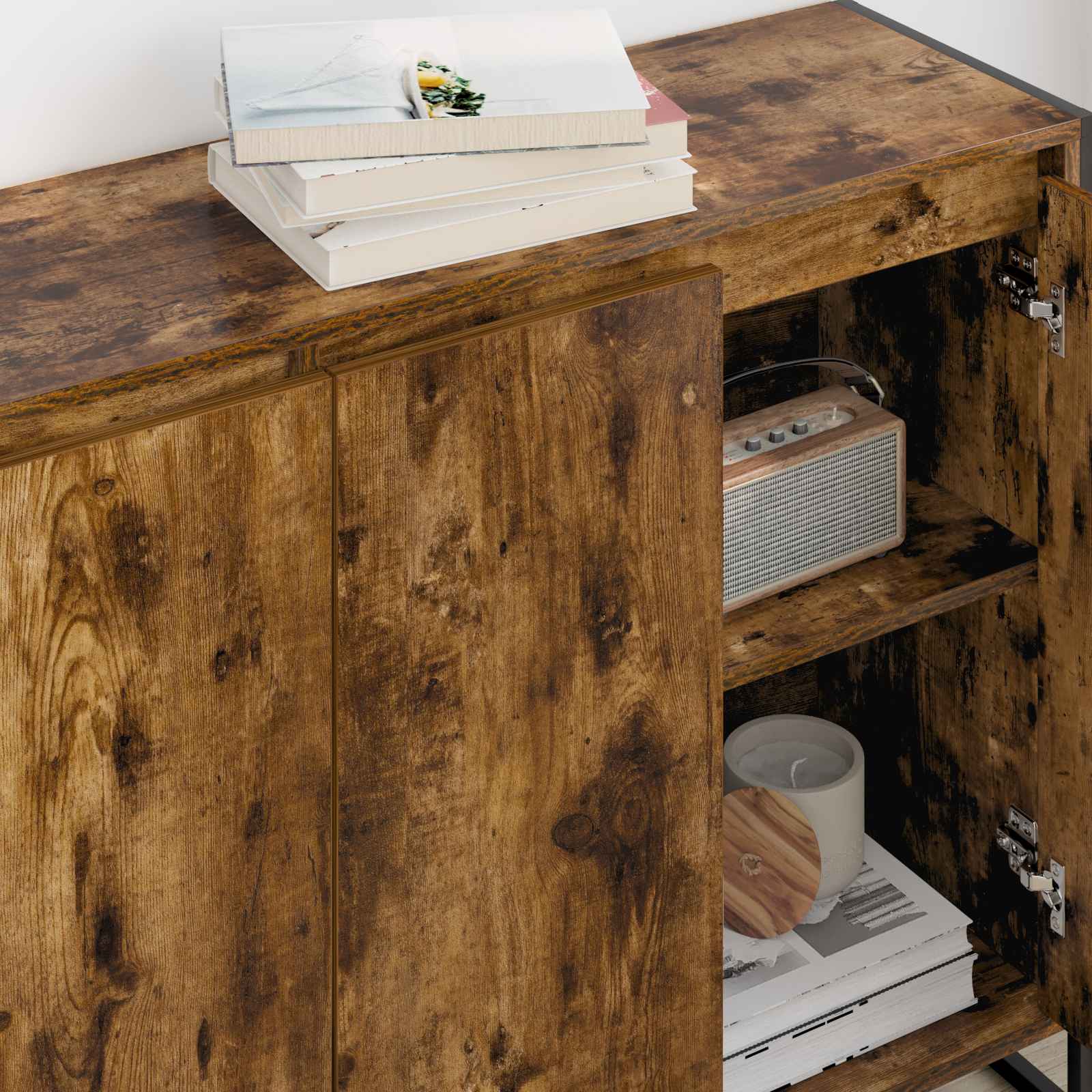 Šoninė spintelė Dūminis ąžuolas 96,5 x 30 x 75 cm