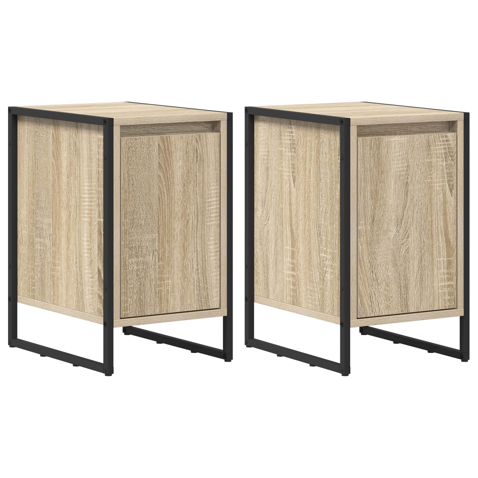Naktinis staliukas 2 pcs Sonoma 39,5 x 30 x 50 cm