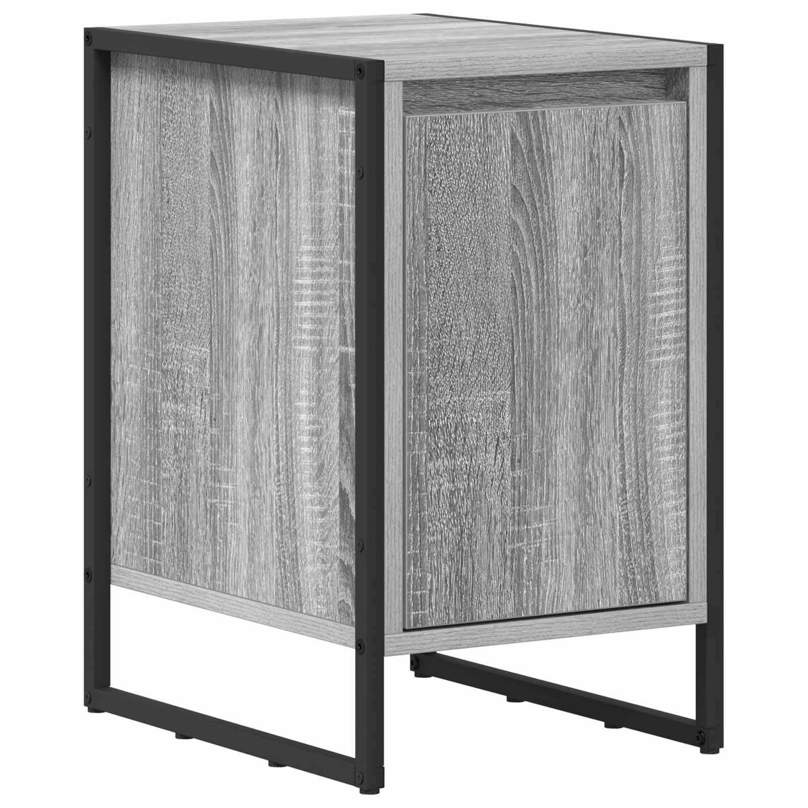 Naktinis staliukas 2 pcs Pilkas Sonoma 39,5 x 30 x 50 cm