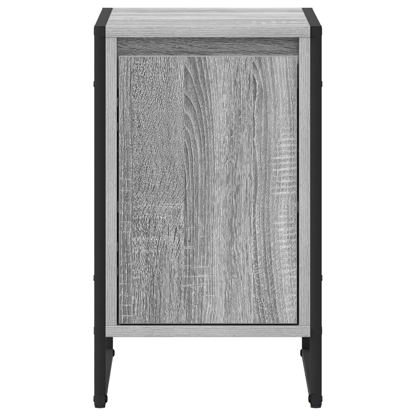 Naktinis staliukas 2 pcs Pilkas Sonoma 39,5 x 30 x 50 cm