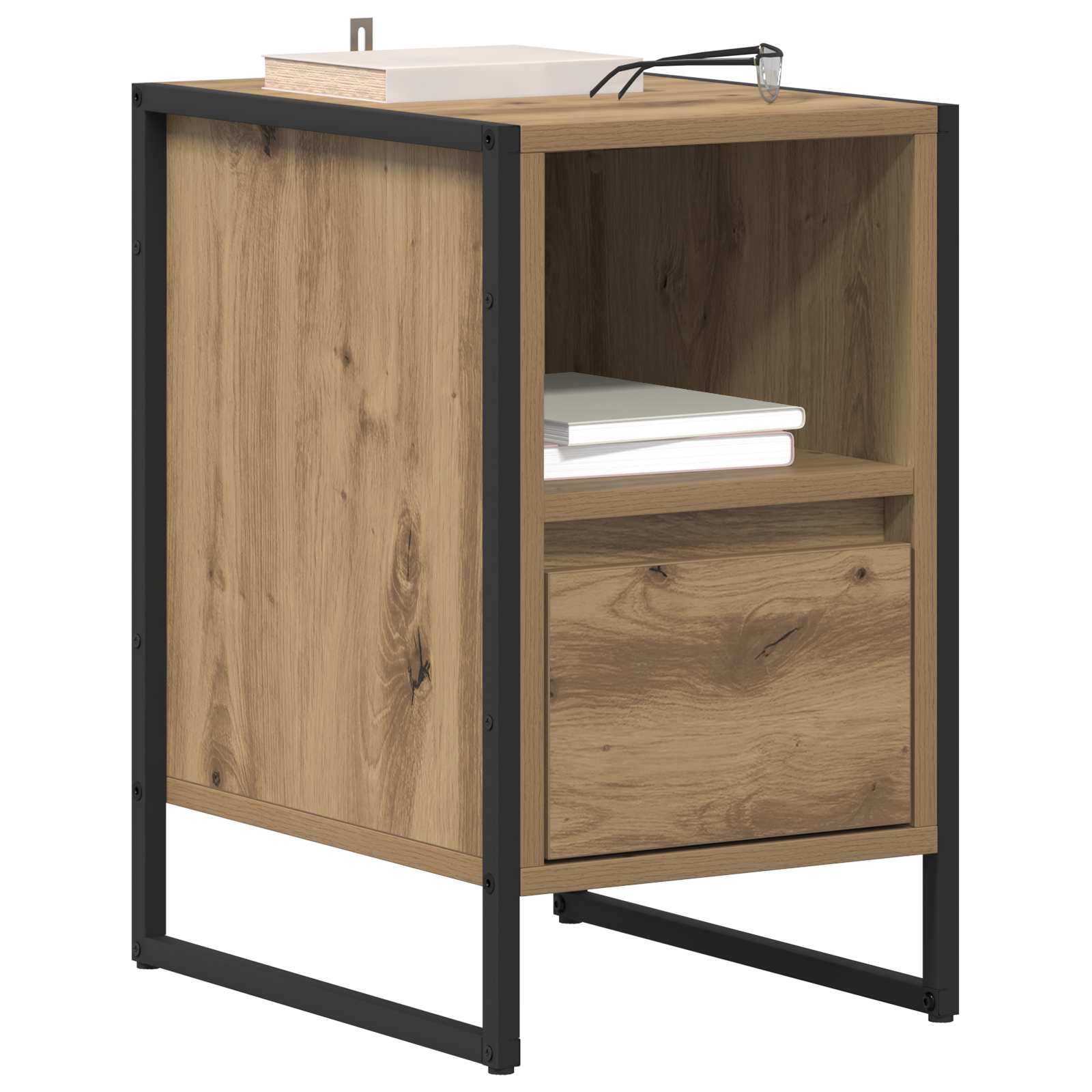 Nightstand with drawer Master oak 39.5 x 30 x 50 cm