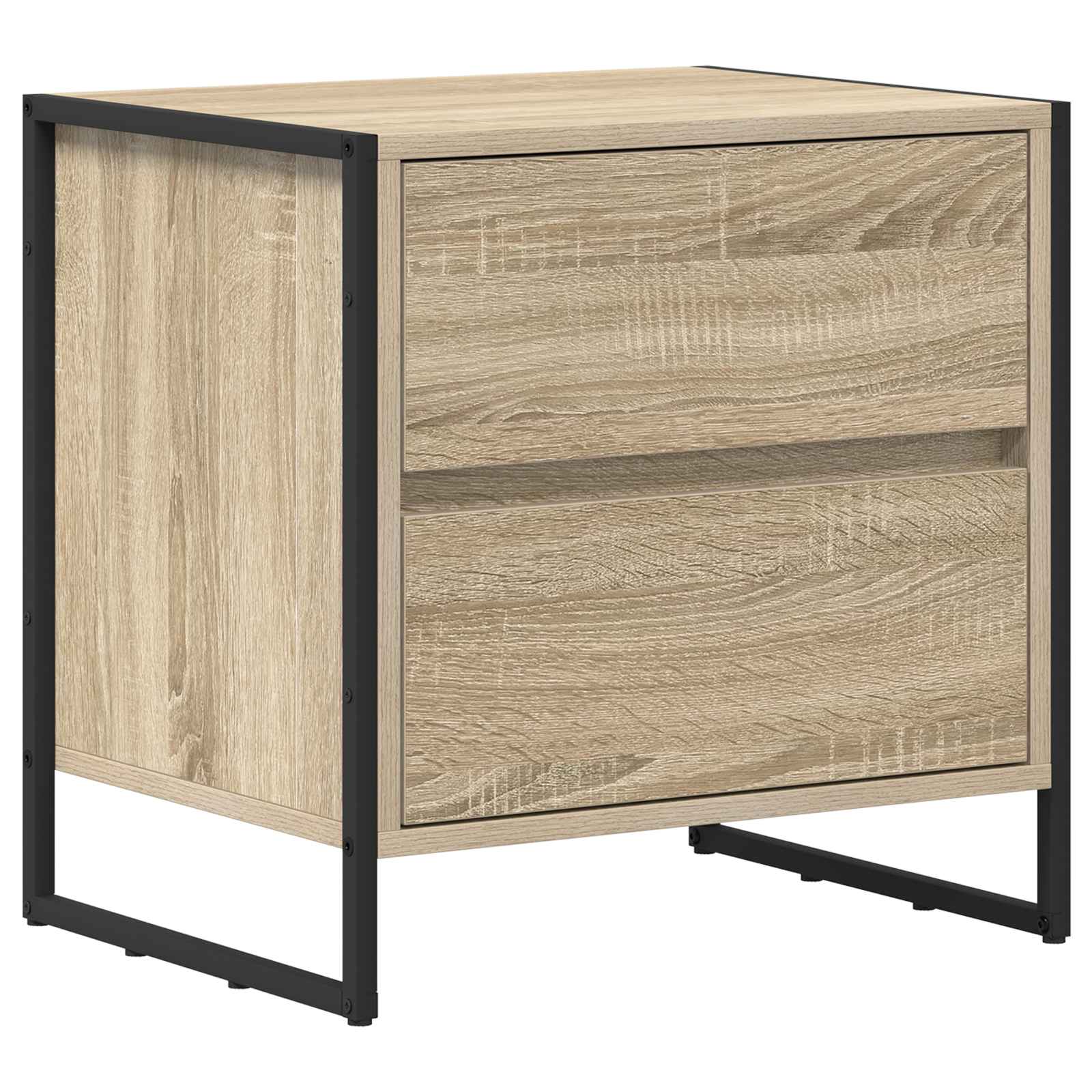 Naktinis staliukas su stalčių 2 pcs Sonoma 50 x 39.5 x 50 cm