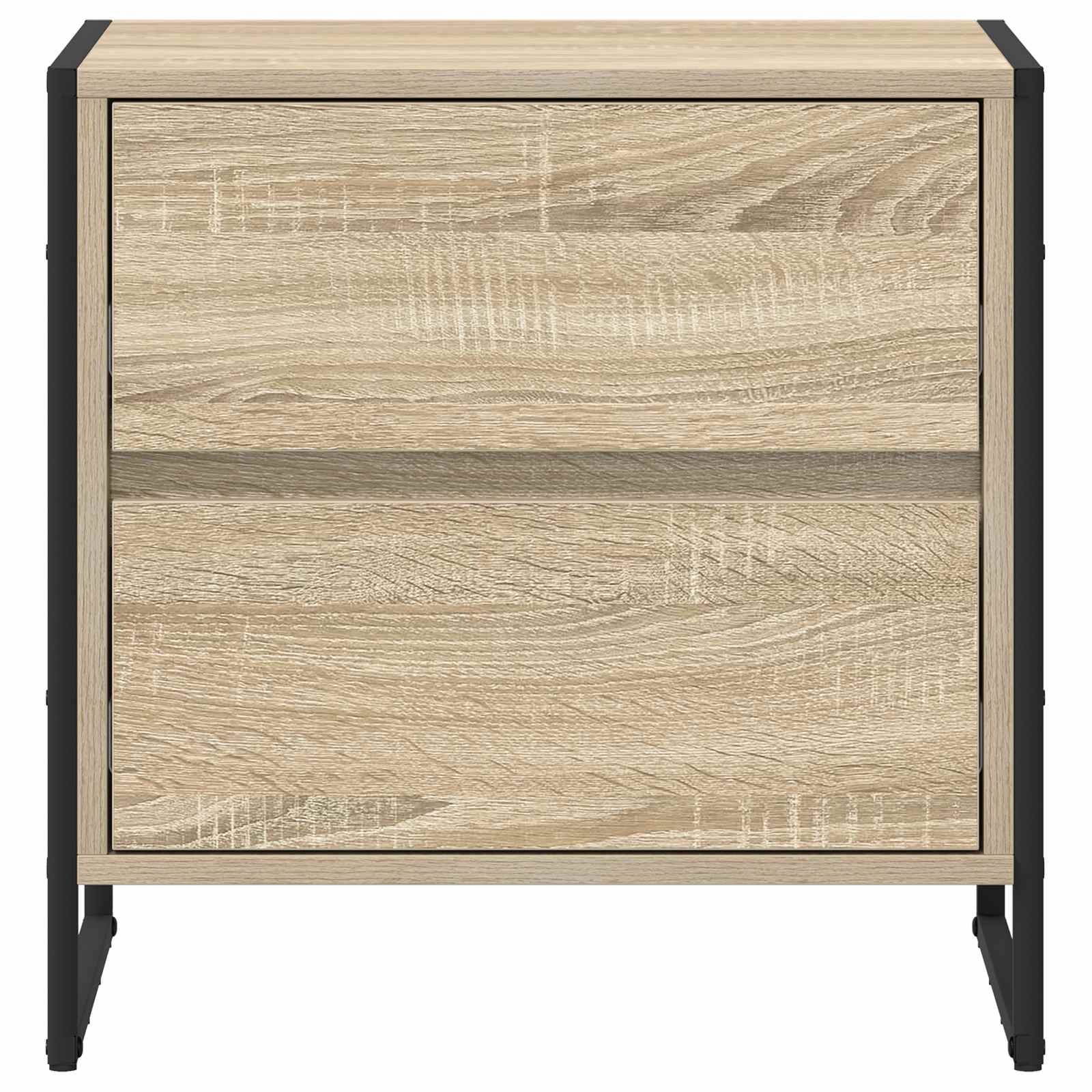 Naktinis staliukas su stalčių 2 pcs Sonoma 50 x 39.5 x 50 cm