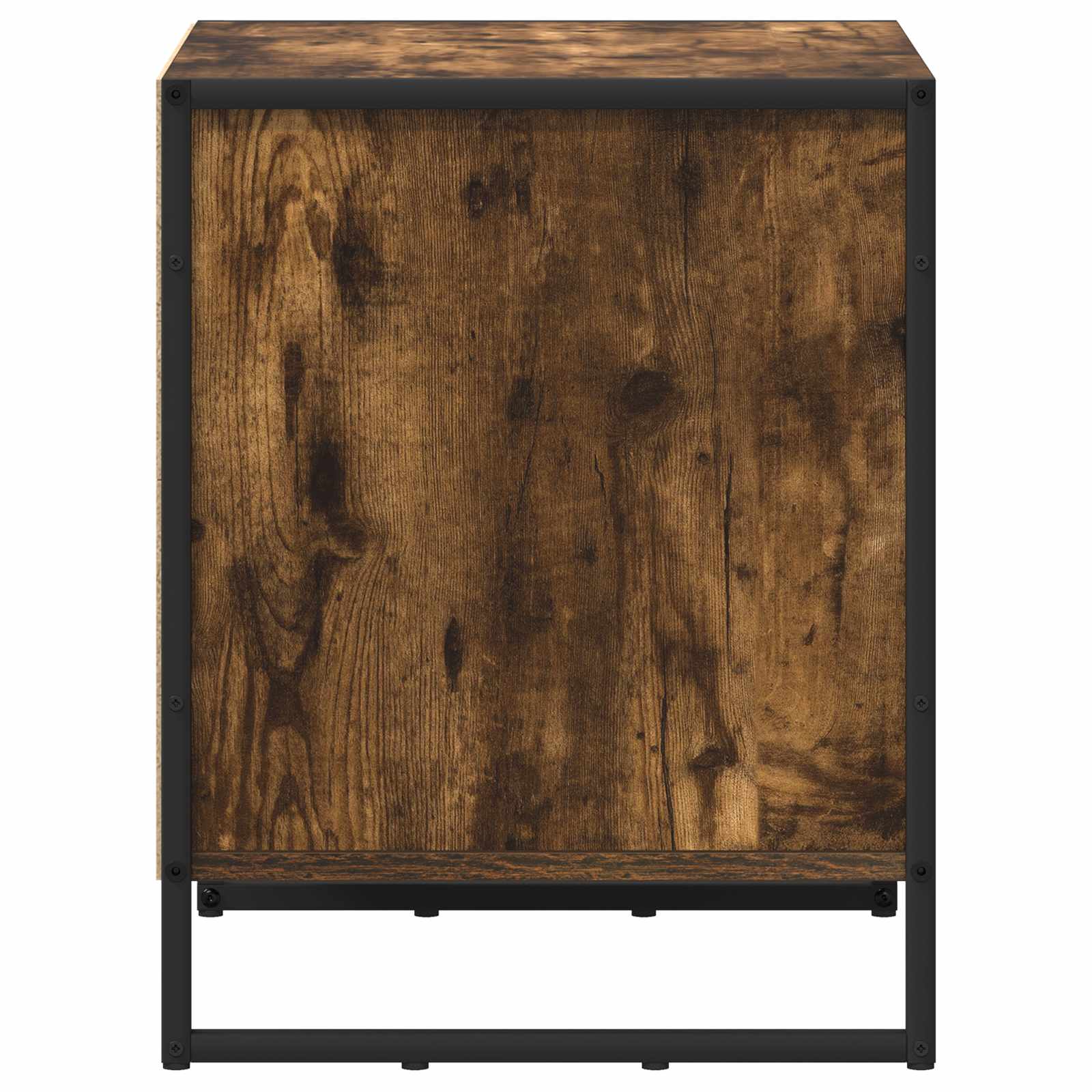 Naktinis staliukas 2 pcs Dūminis ąžuolas 50 x 39.5 x 50 cm