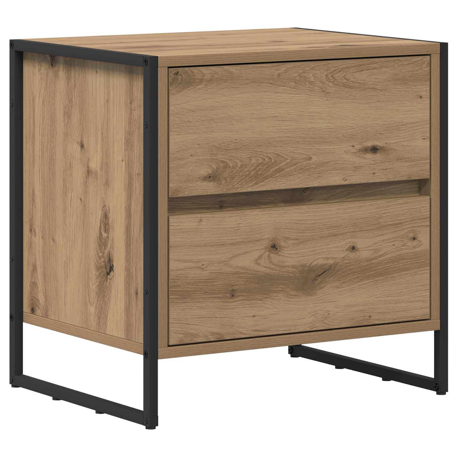 Naktinis staliukas 2 pcs Meistrų ąžuolas 50 x 39.5 x 50 cm