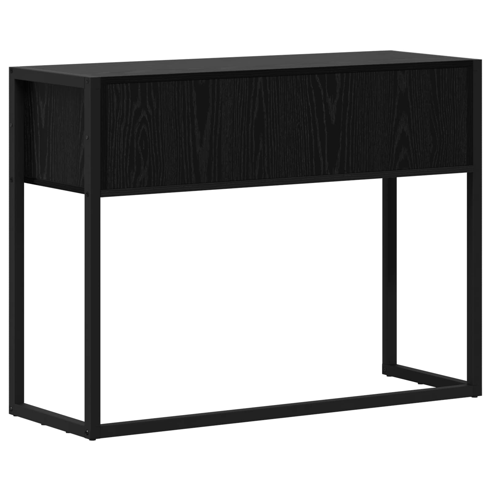 Žurnalinis staliukas Juodas ąžuolas 100 x 36 x 75 cm
