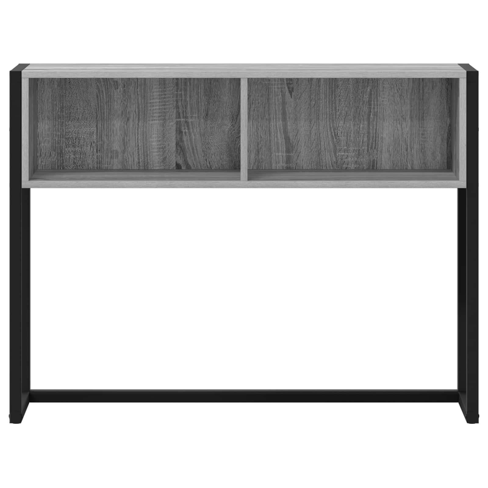 Žurnalinis staliukas su saugykla Pilkas Sonoma 100 x 36 x 75 cm