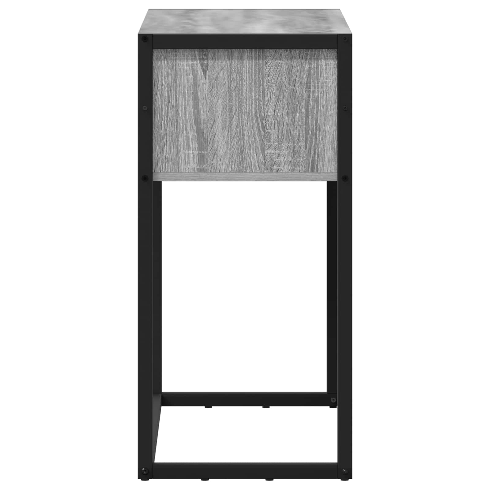 Žurnalinis staliukas su saugykla Pilkas Sonoma 100 x 36 x 75 cm