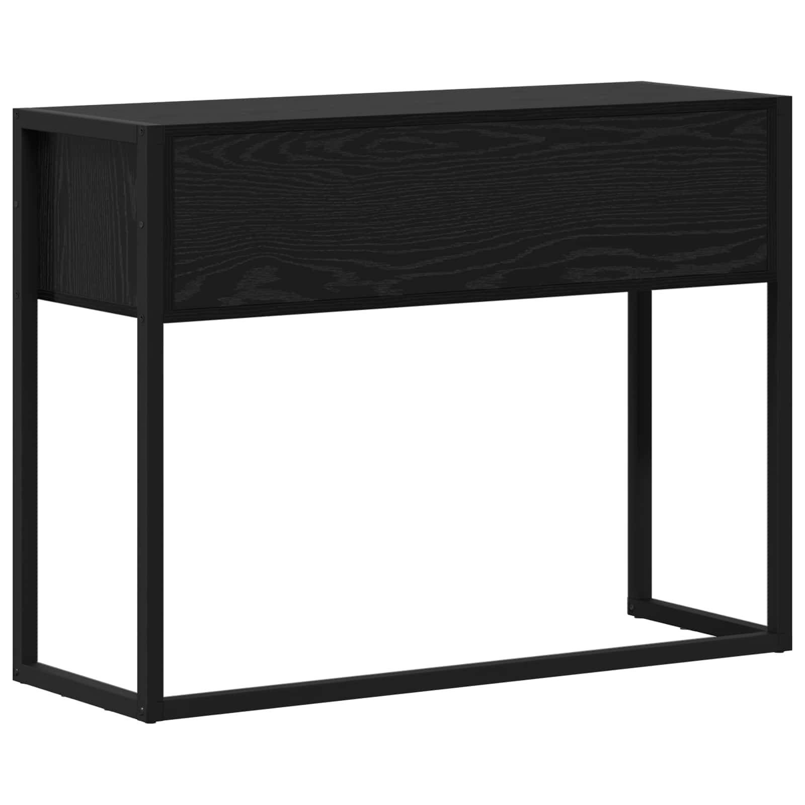 Žurnalinis staliukas su stalčių Juodas ąžuolas 100 x 36 x 75 cm