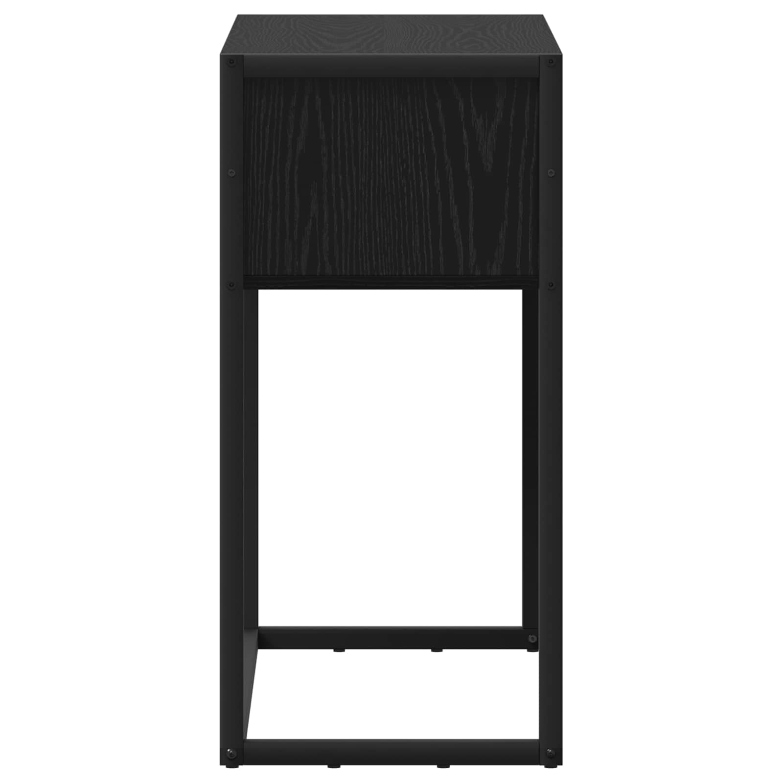 Žurnalinis staliukas su stalčių Juodas ąžuolas 100 x 36 x 75 cm