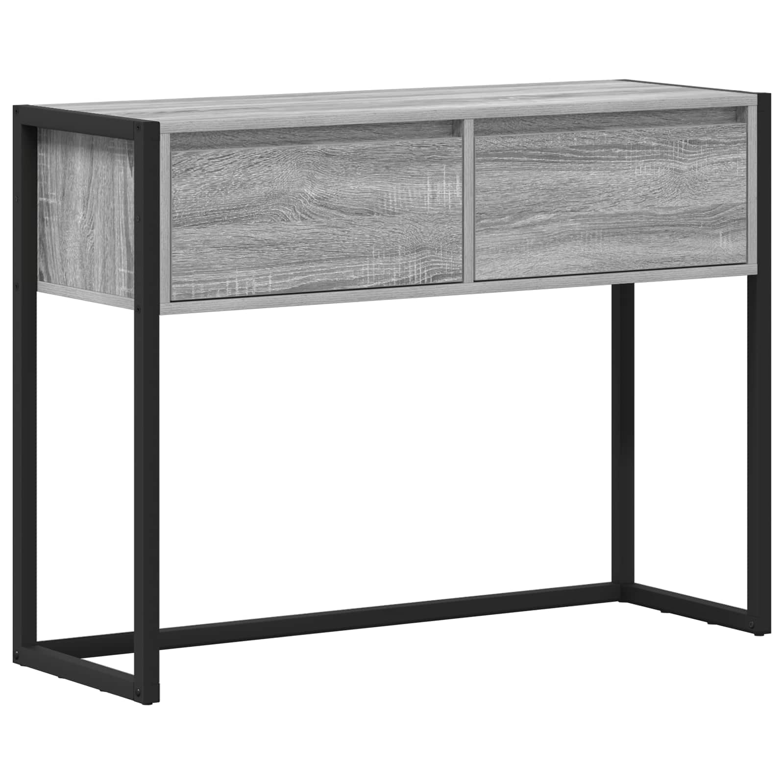 Žurnalinis staliukas su stalčių Pilkas Sonoma 100 x 36 x 75 cm
