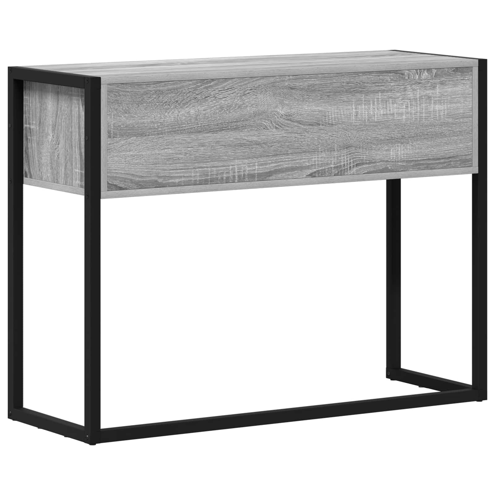 Žurnalinis staliukas su stalčių Pilkas Sonoma 100 x 36 x 75 cm