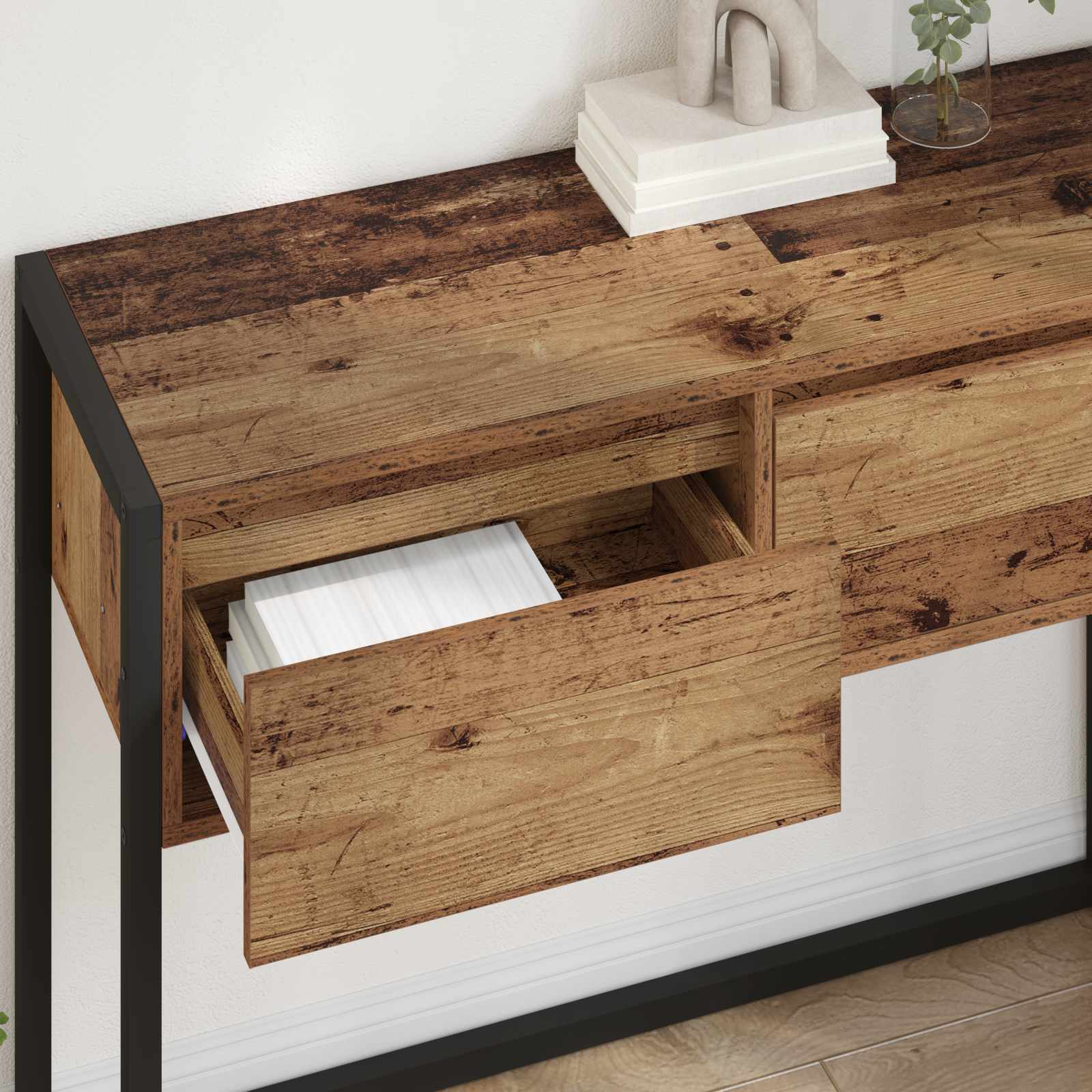Coffee table Antique wood 100 x 36 x 75 cm