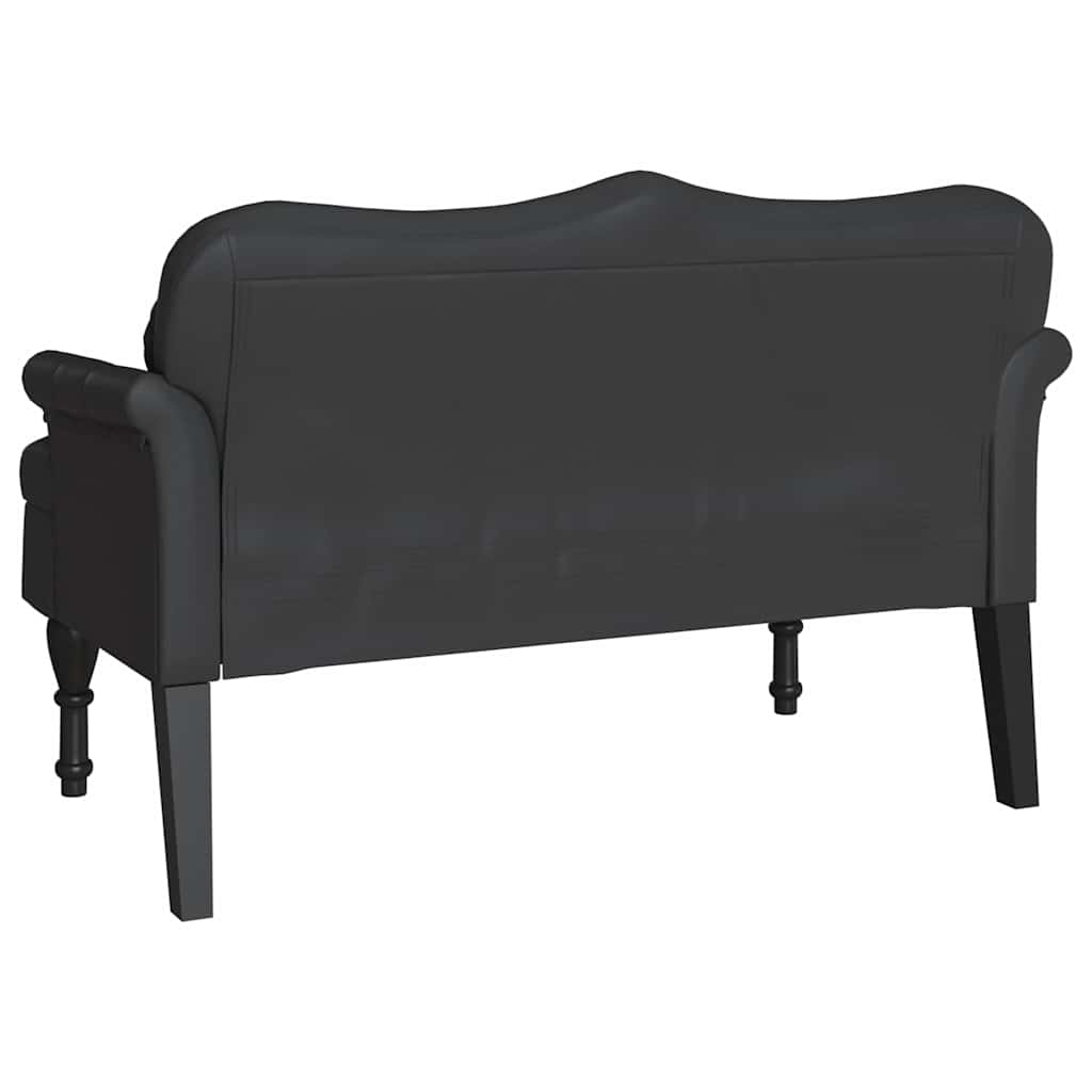 Česterfildo suolas Juoda 120,5 x 65 x 75 cm Dirbtinė oda