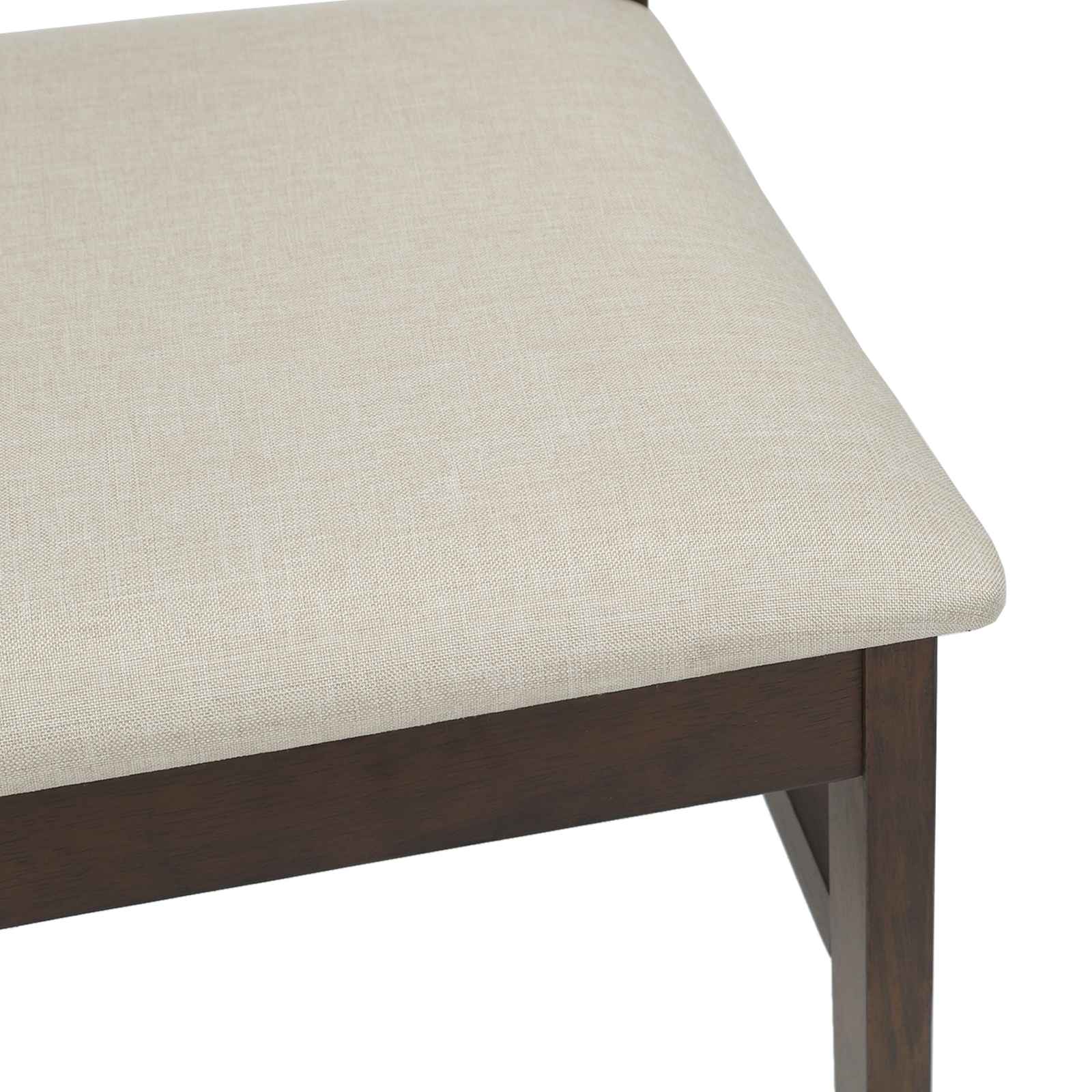 Valgomasis krėslas 2 pcs Šviesiai rudas ir šviesus