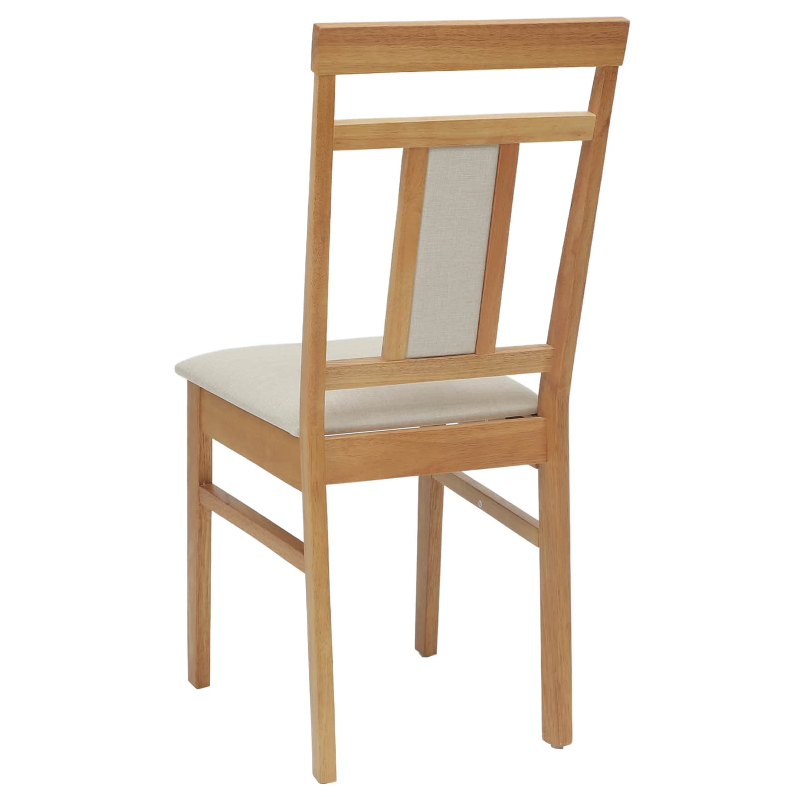Dining chair 2 pcs Natural and light