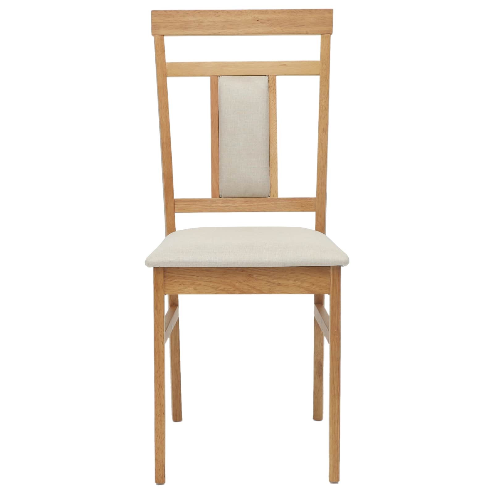 Dining chair 2 pcs Natural and light