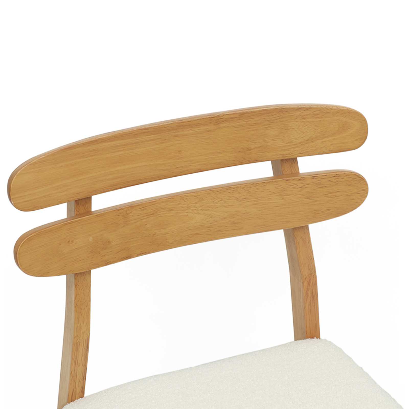 Dining chair 2 pcs Natural and light