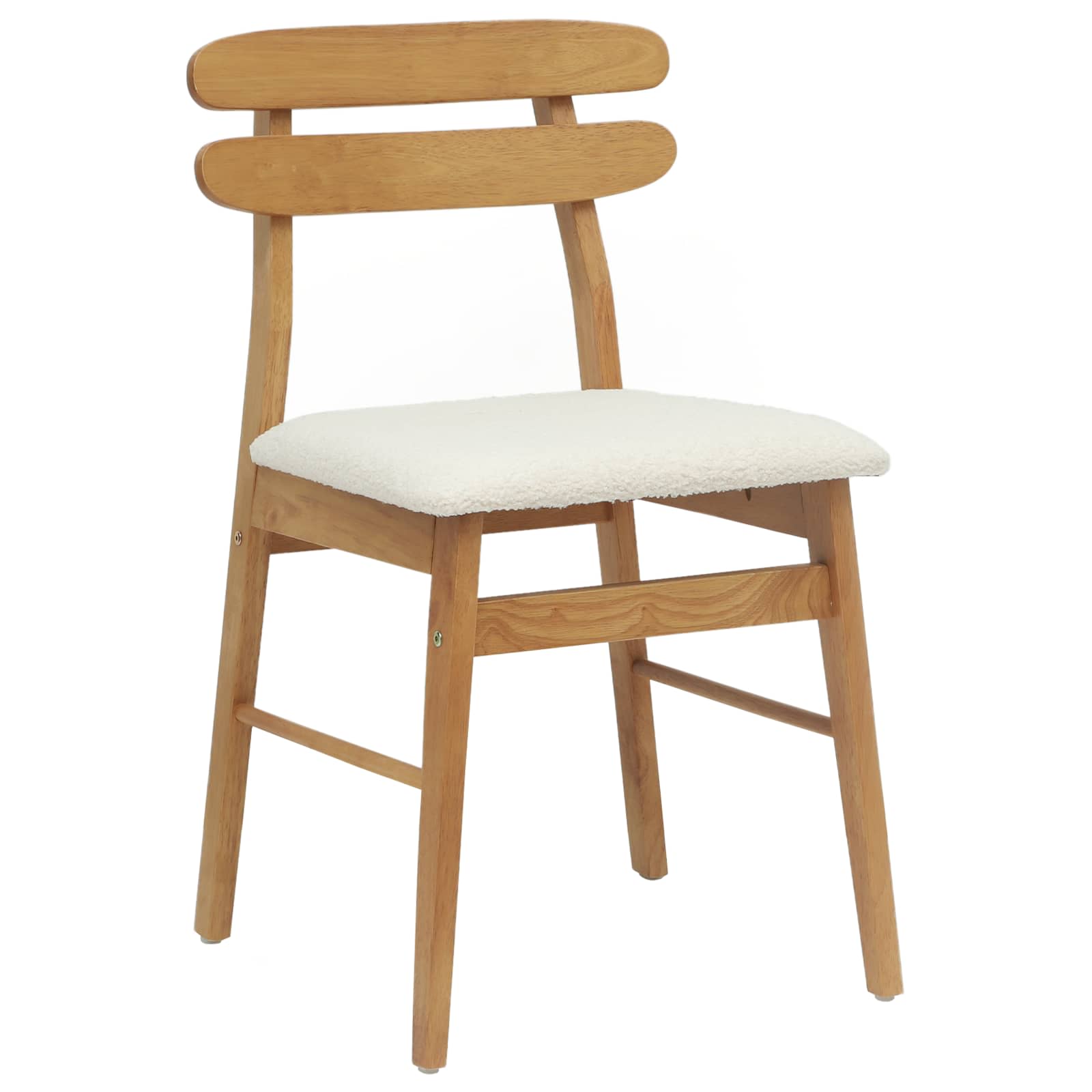 Dining chair 2 pcs Natural and light