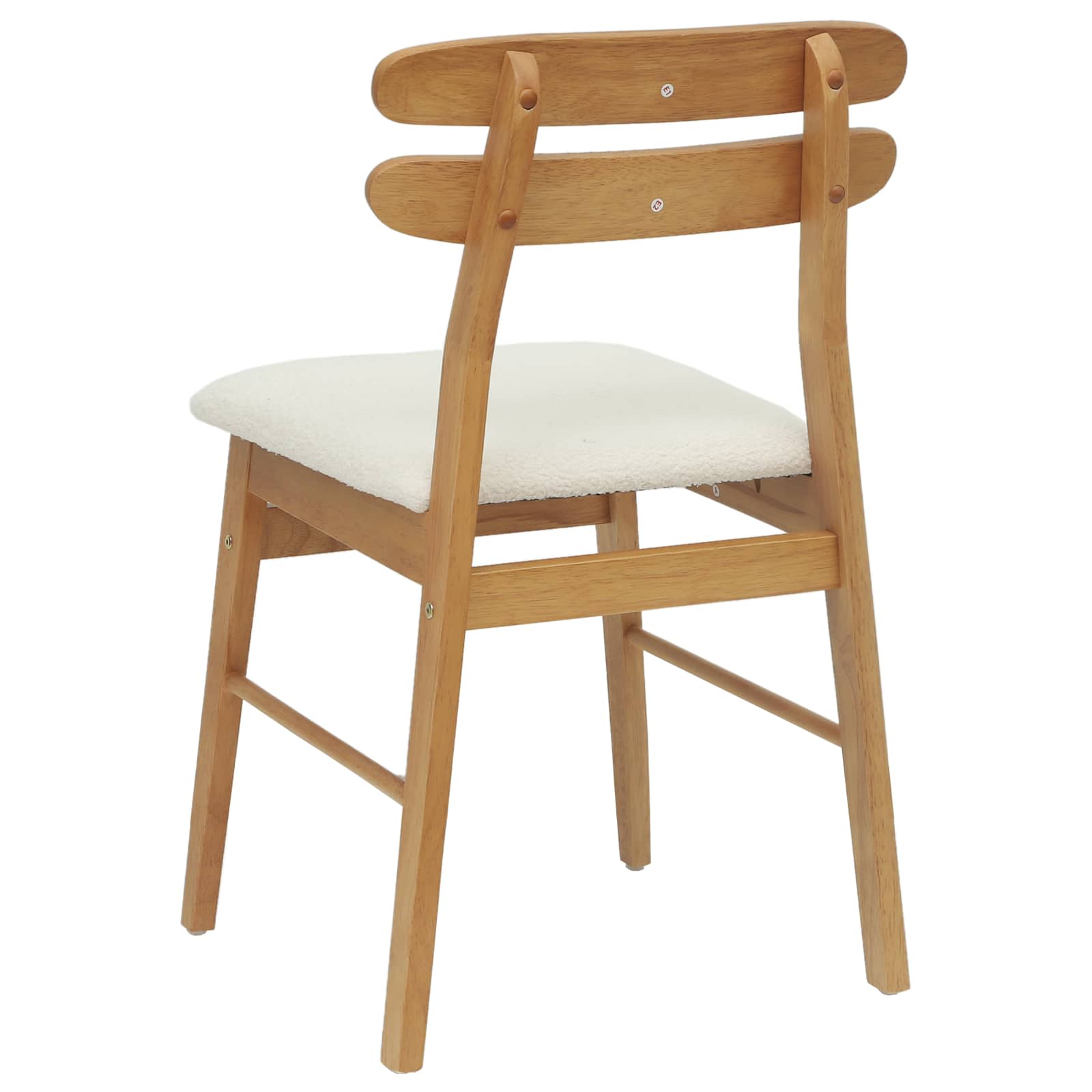 Dining chair 2 pcs Natural and light