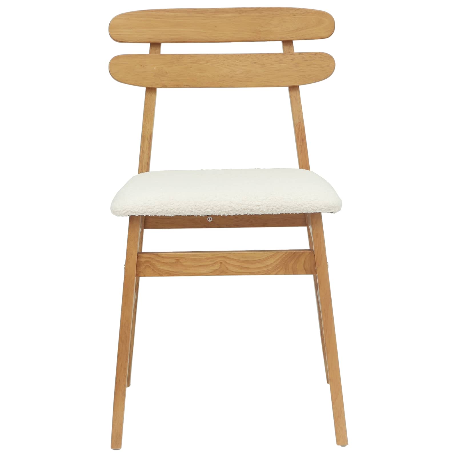 Dining chair 2 pcs Natural and light