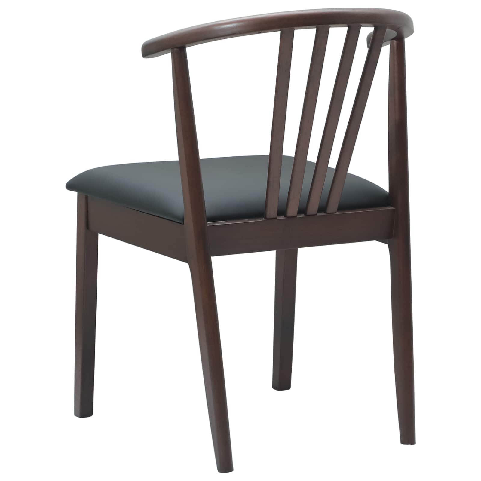 Dining chair 2 pcs Light brown and black