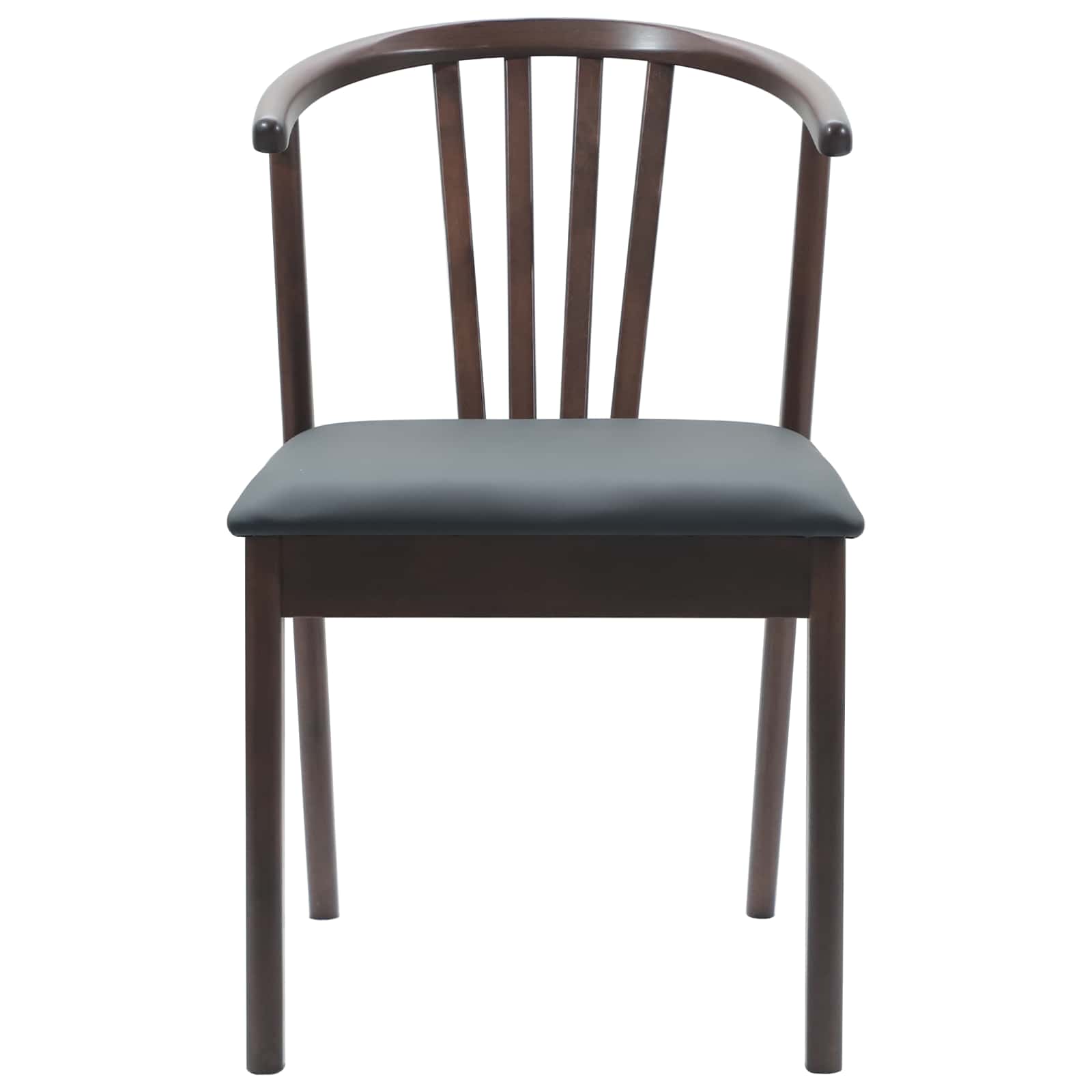 Dining chair 2 pcs Light brown and black