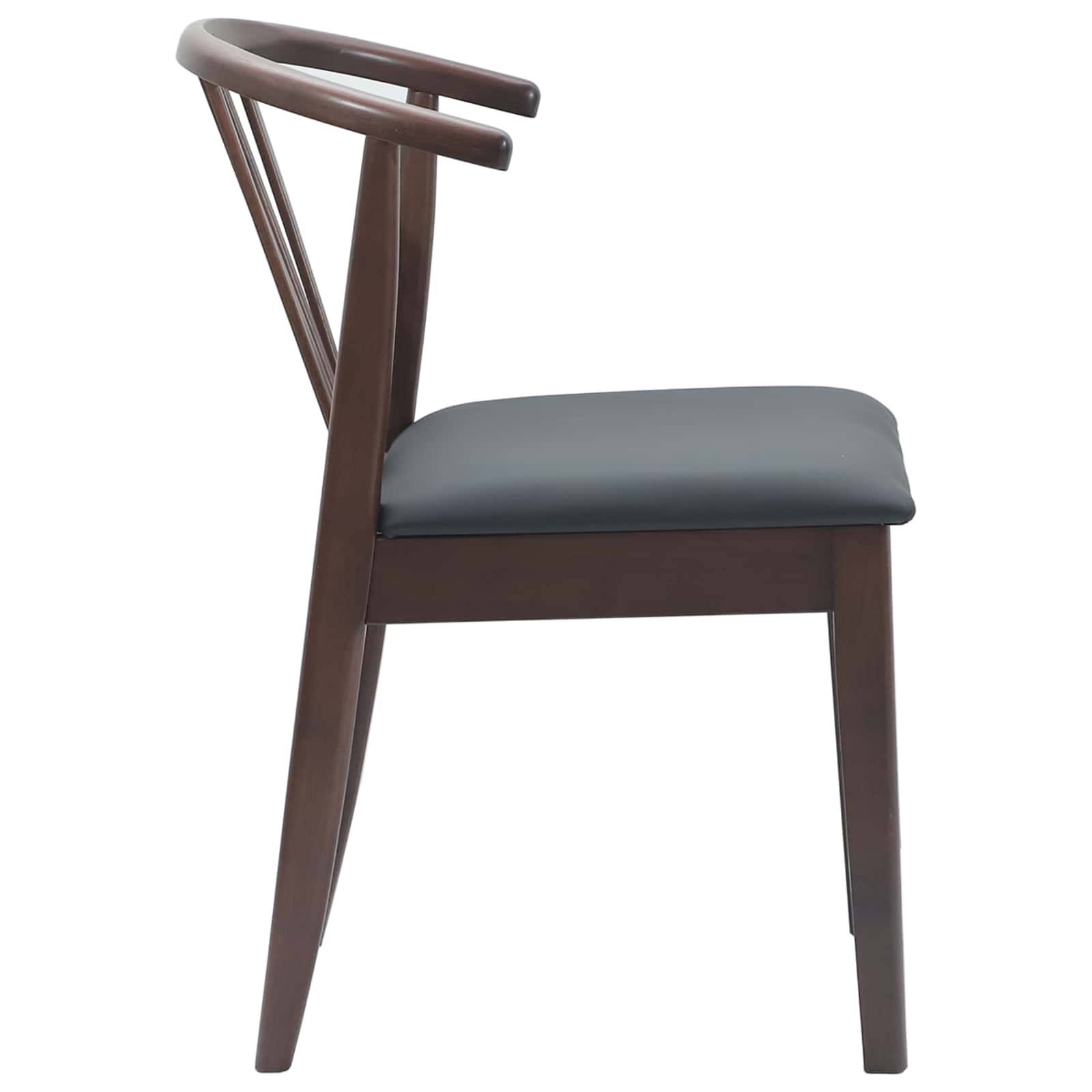 Dining chair 2 pcs Light brown and black