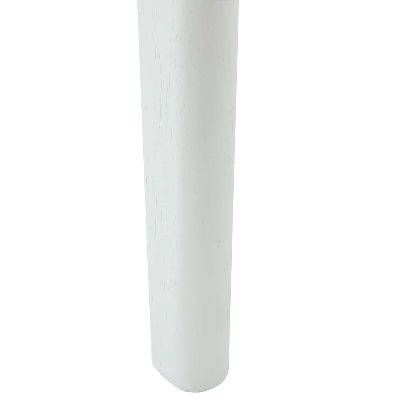 Dining chairs 2 pcs White and grey Solid rubberwood