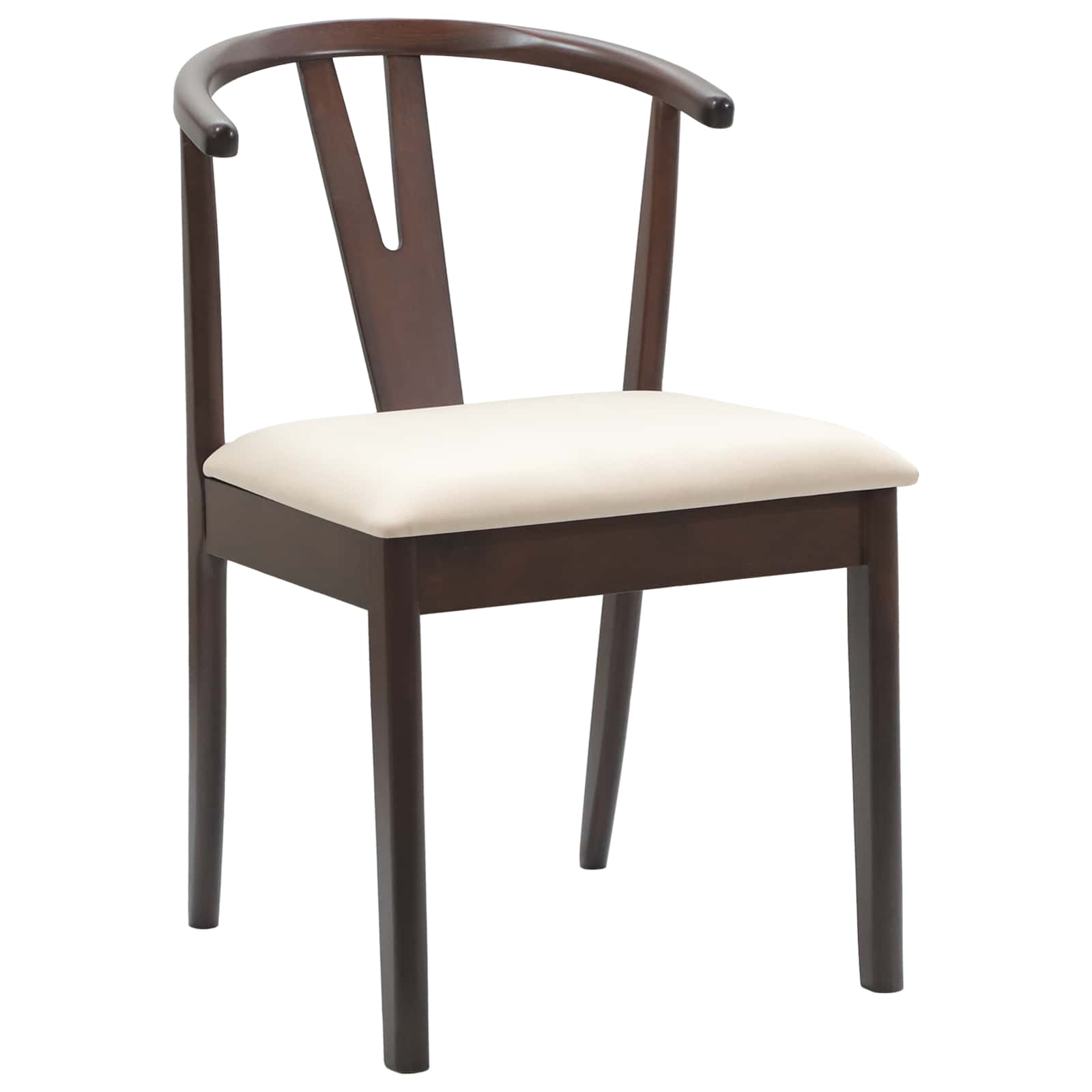 Dining chair 2 pcs Light brown and light wood