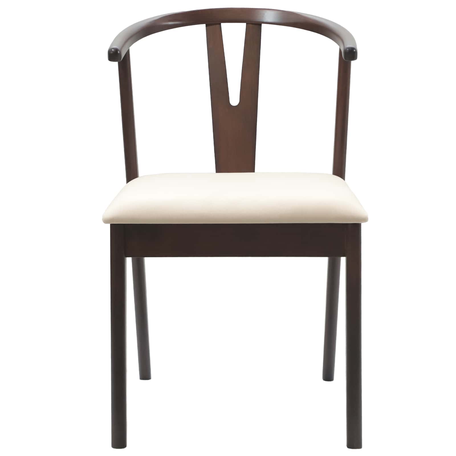 Dining chair 2 pcs Light brown and light wood
