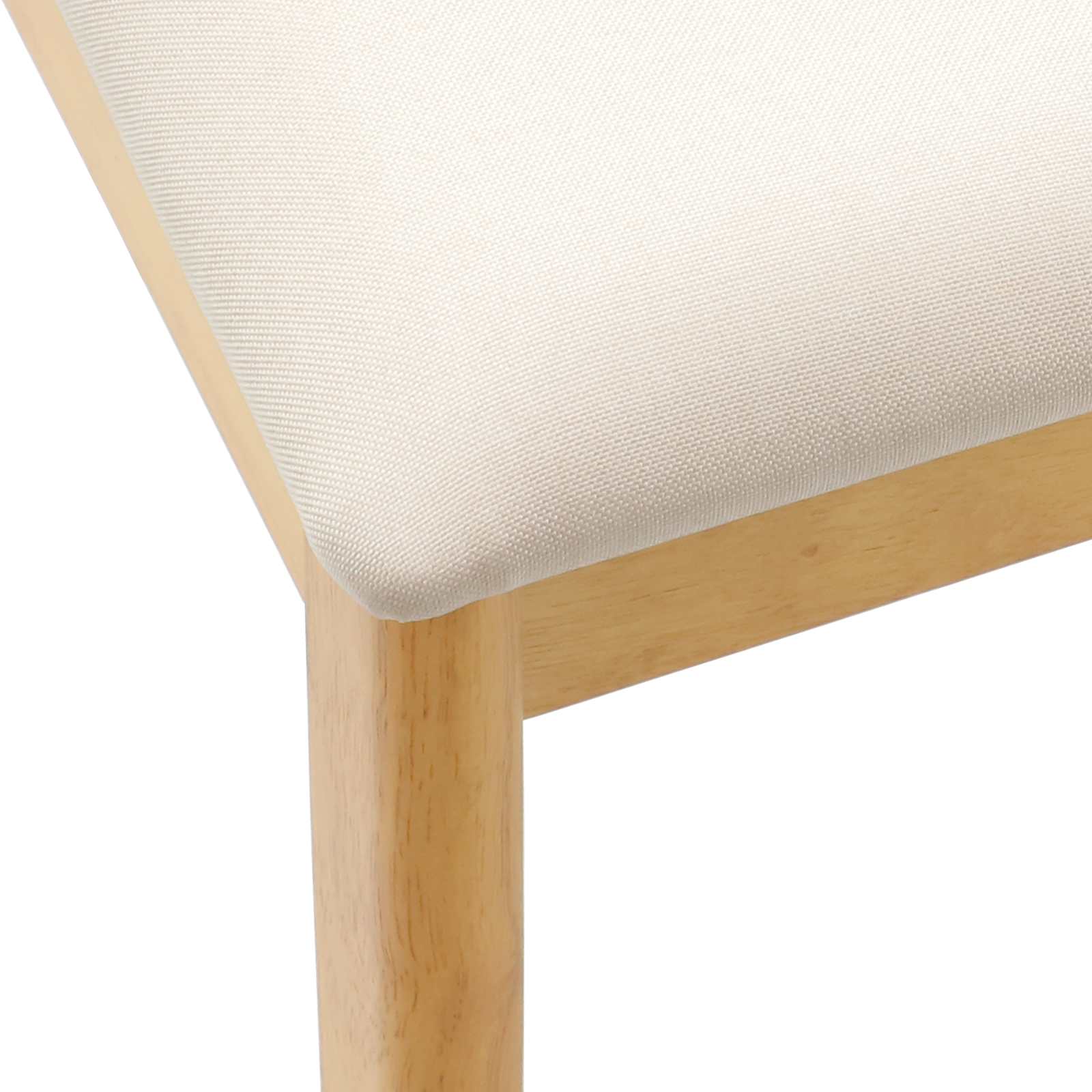 Dining chair 2 pcs Natural and light
