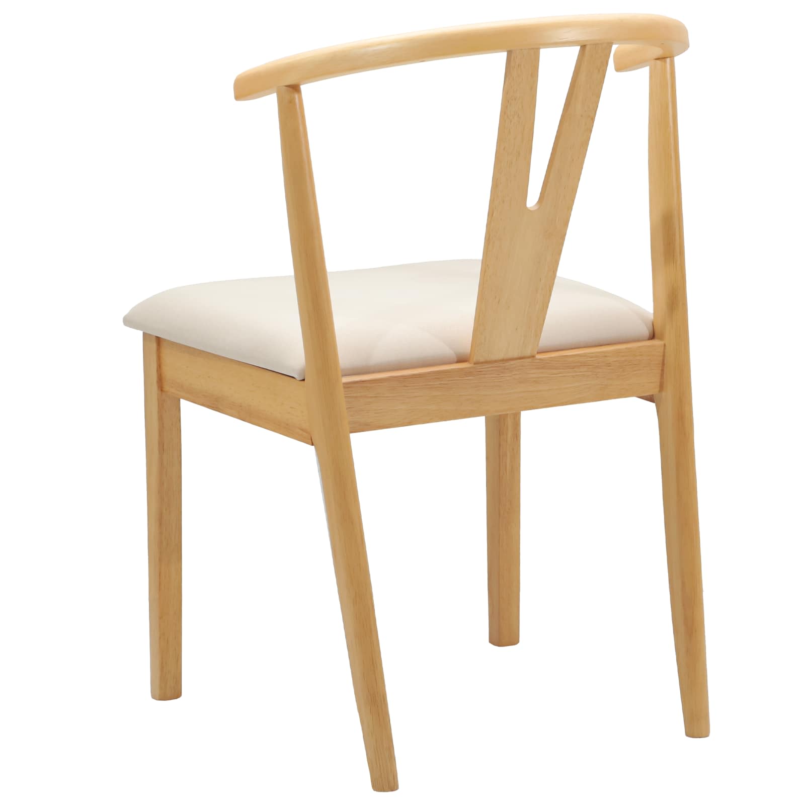 Dining chair 2 pcs Natural and light