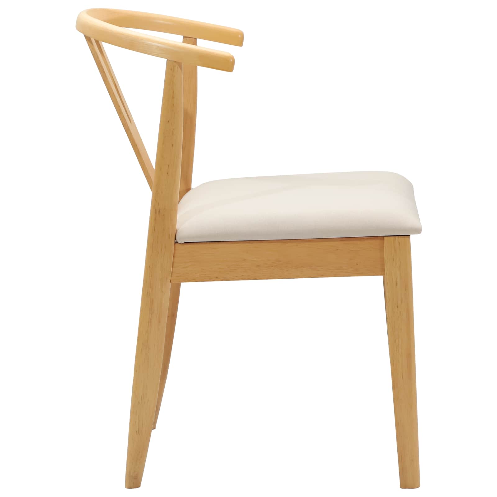 Dining chair 2 pcs Natural and light