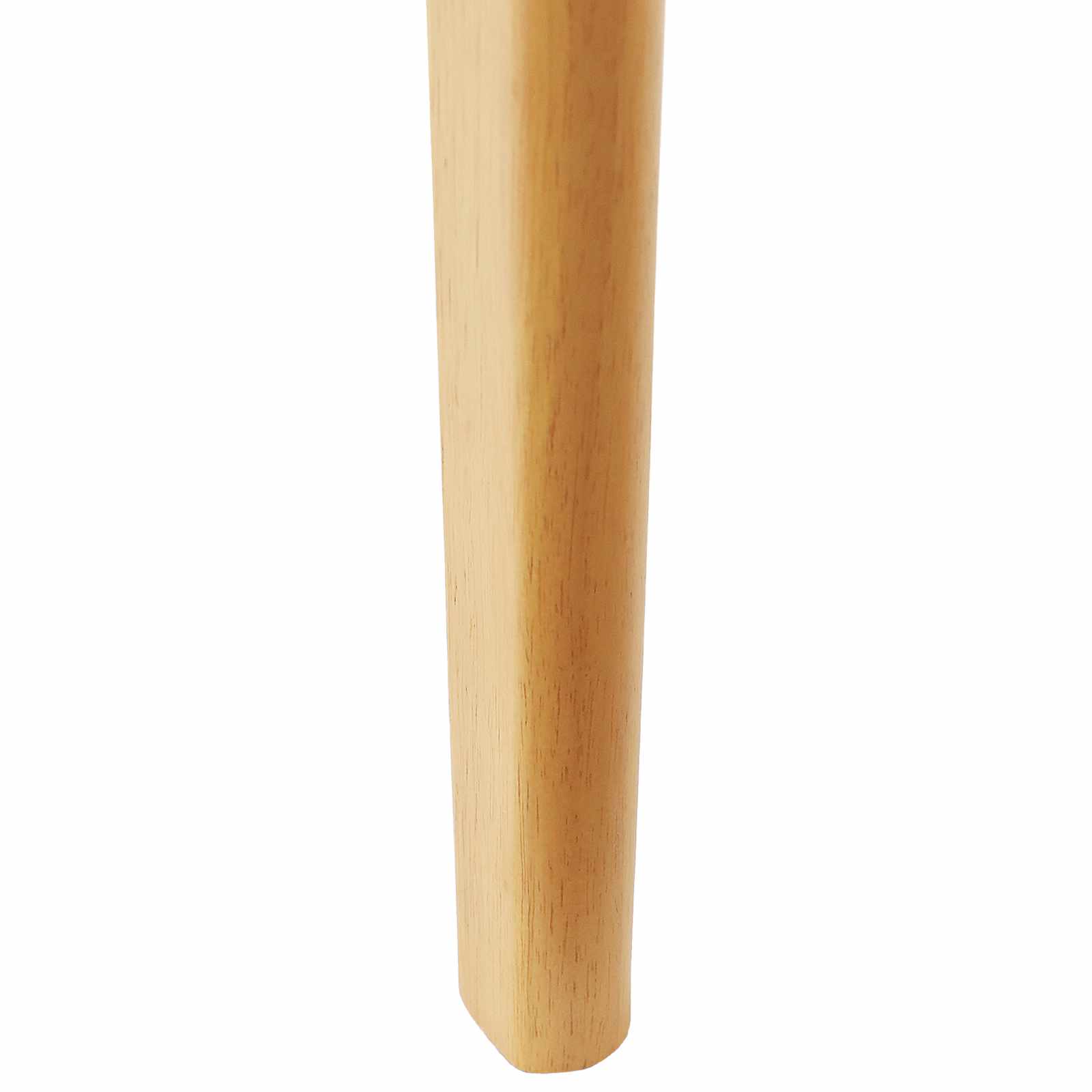 Dining chair 2 pcs Natural Solid rubberwood