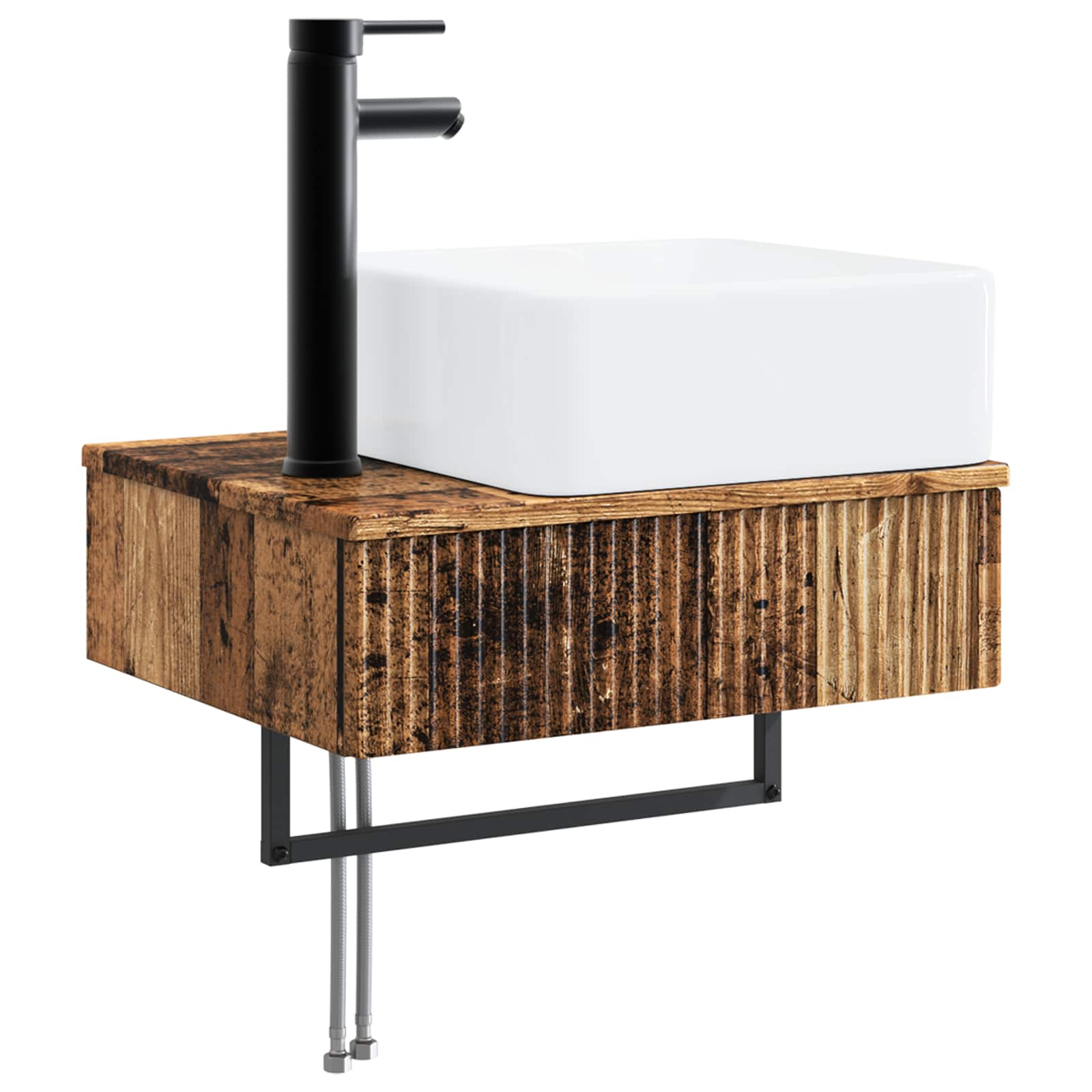 Vonios spintos komplektas 3 vnt. Sendintos medienos