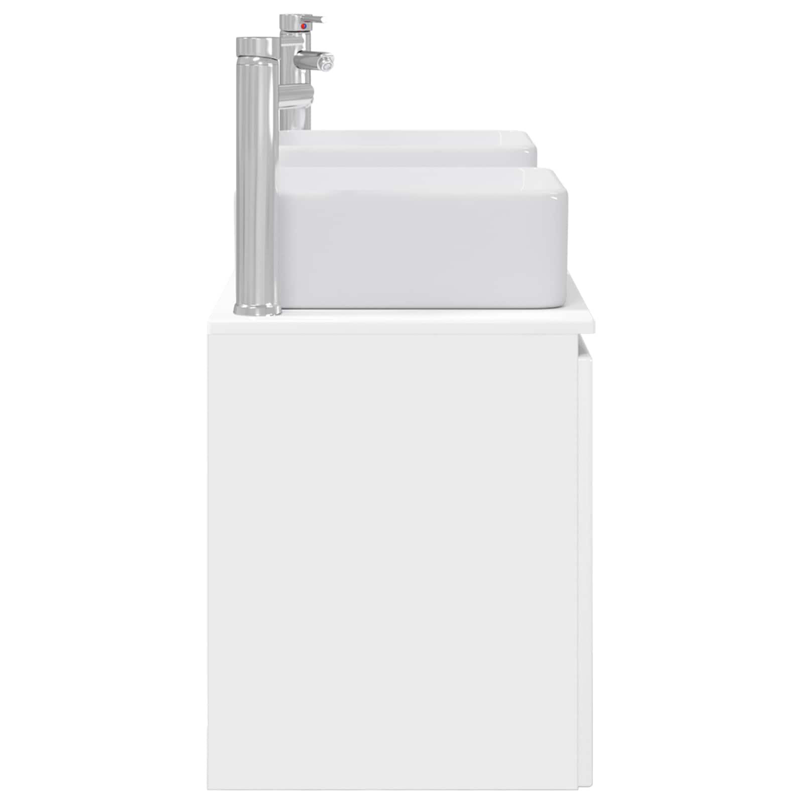Vonios spintos komplektas 3 vnt. Itin blizgi balta