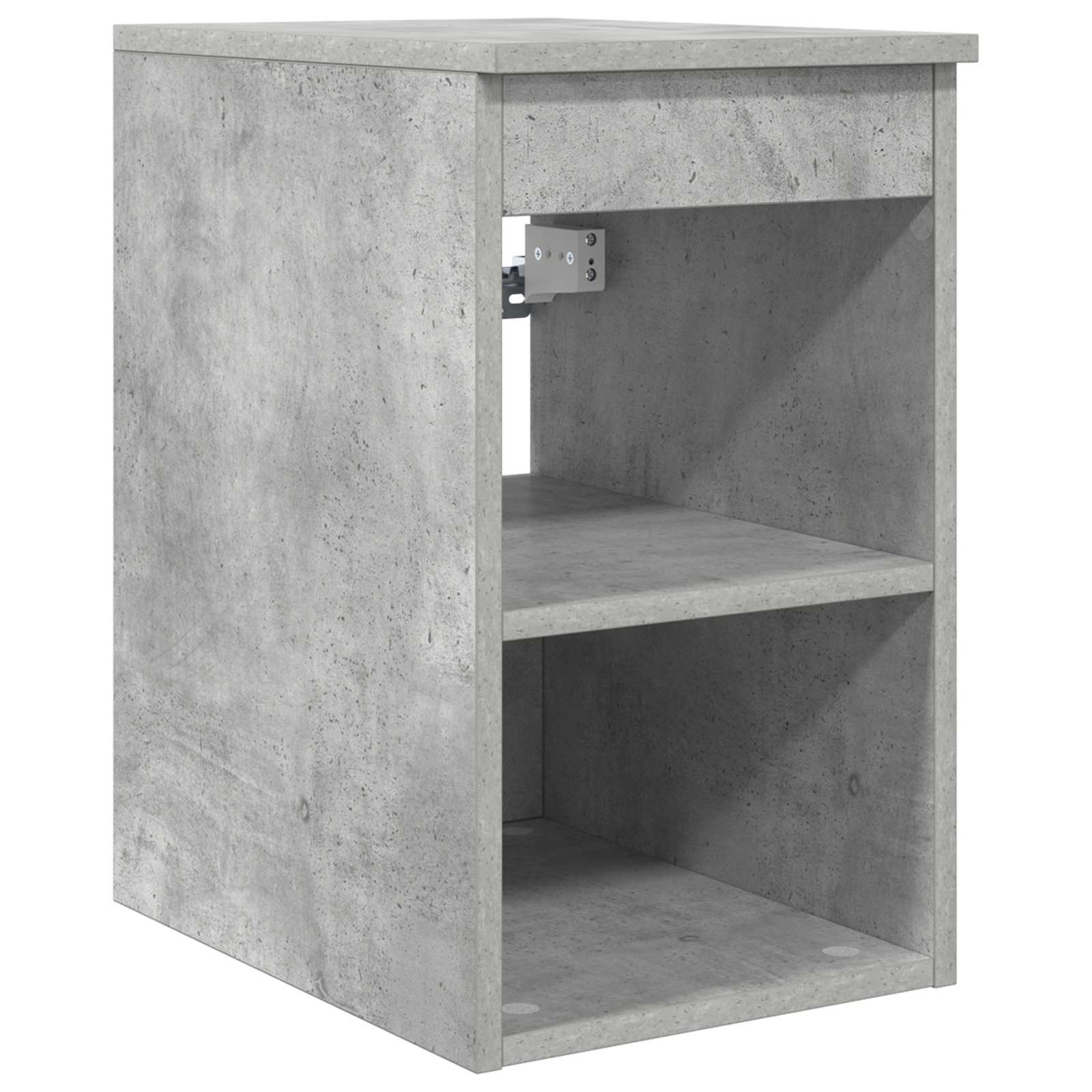 Vonios baldų rinkinys 3 vnt. Betono pilka 49,5 x 44,5 x 66 cm