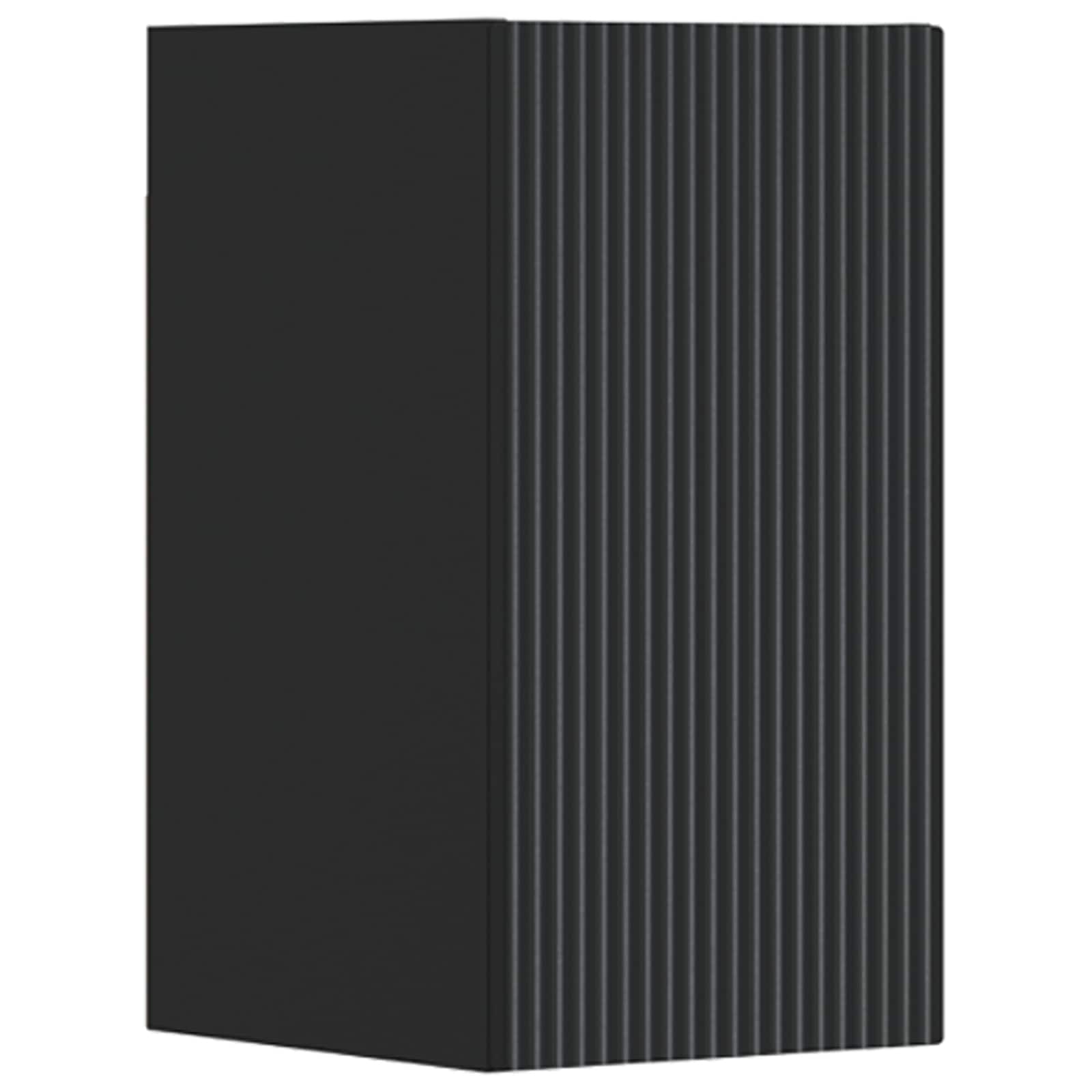 Vonios baldų rinkinys 3 vnt. Juoda 33 x 34,5 x 160 cm