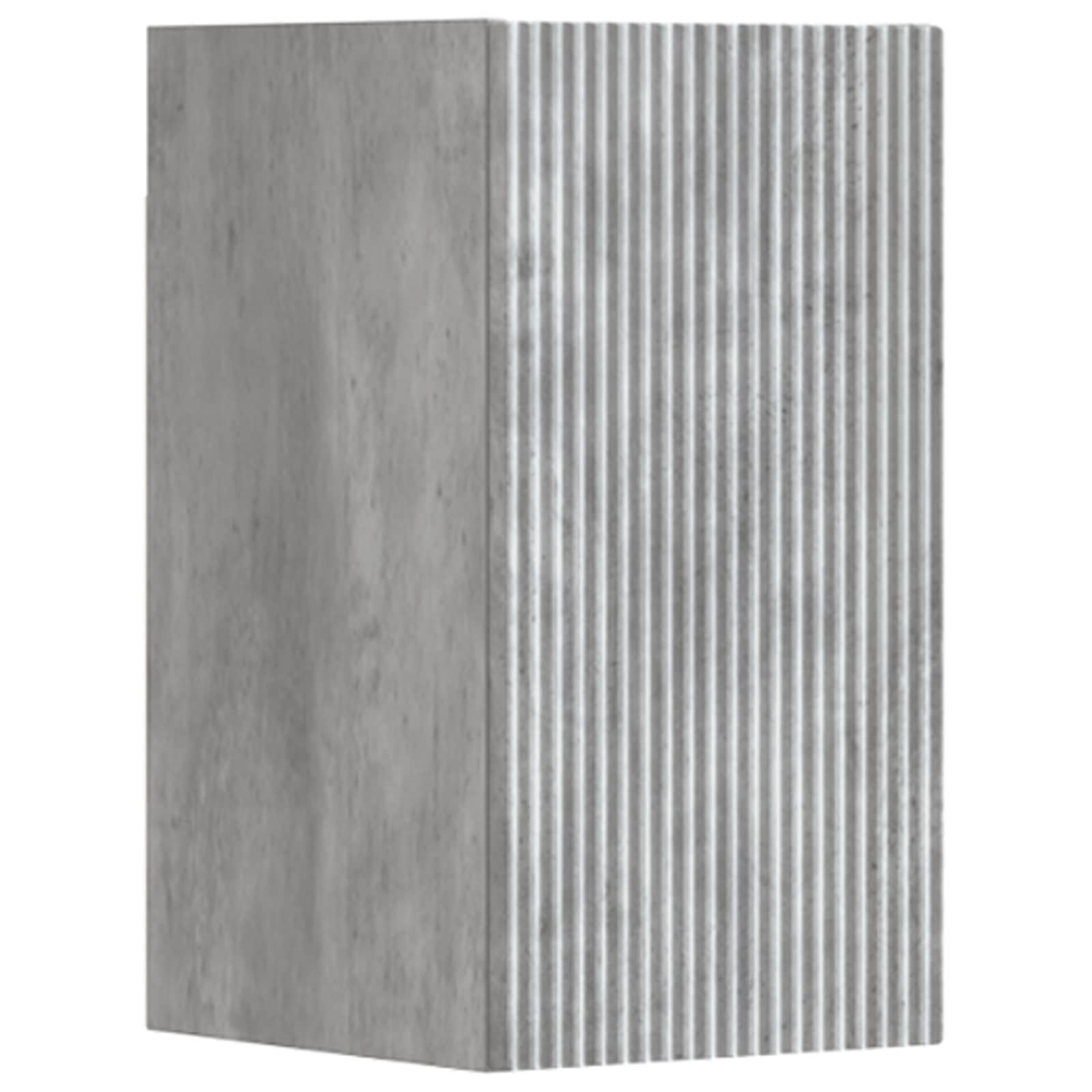 Vonios baldų rinkinys 3 vnt. Betono pilka 33 x 34,5 x 160 cm