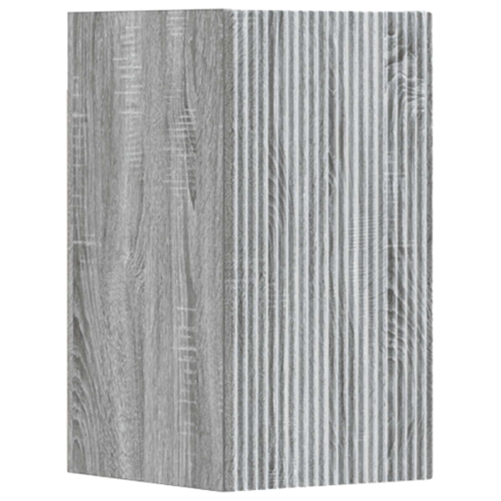 Vonios baldų rinkinys 3 vnt. Pilka Sonoma 33 x 34,5 x 160 cm