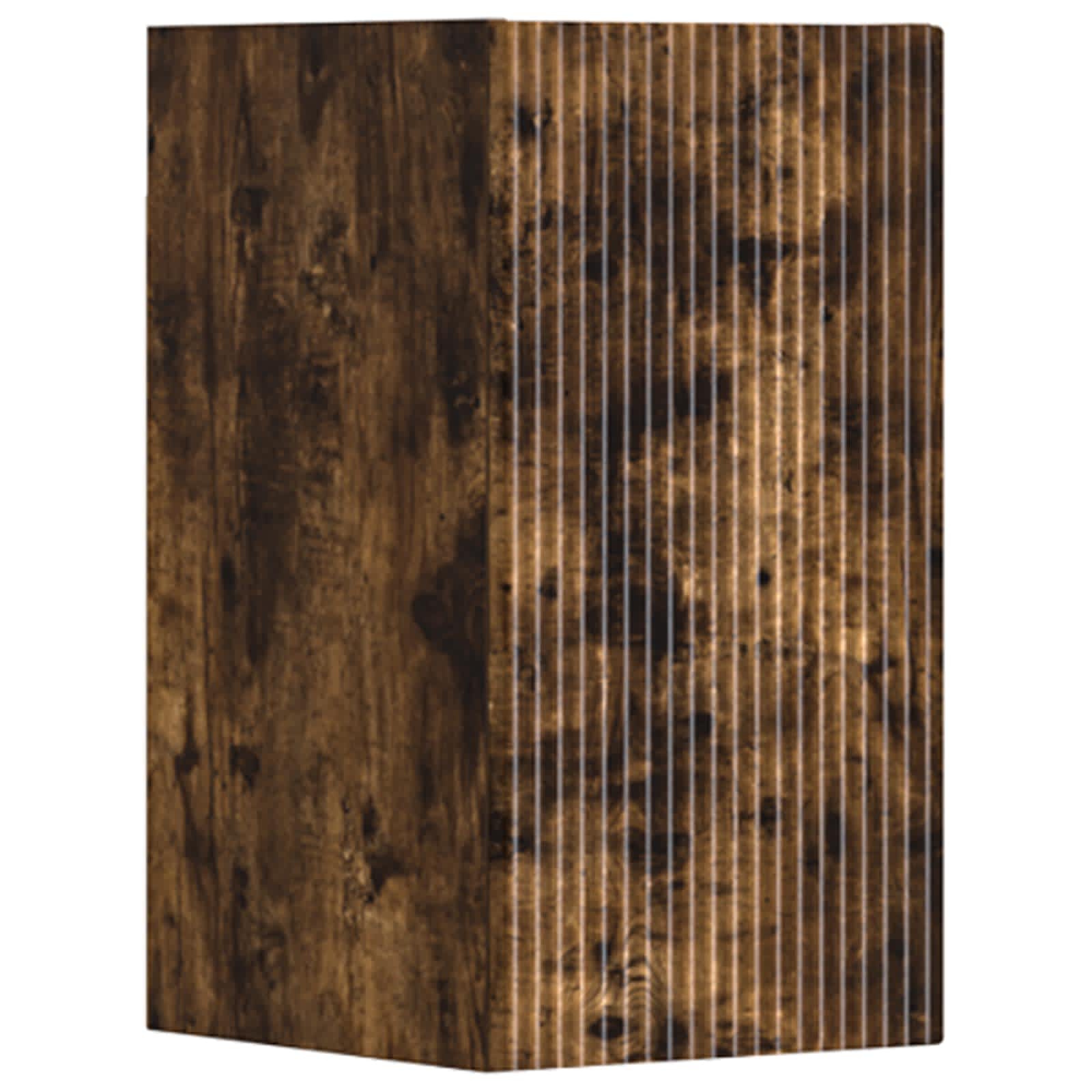 Vonios baldų rinkinys 3 vnt. Dūminio ąžuolo 33 x 34,5 x 160 cm