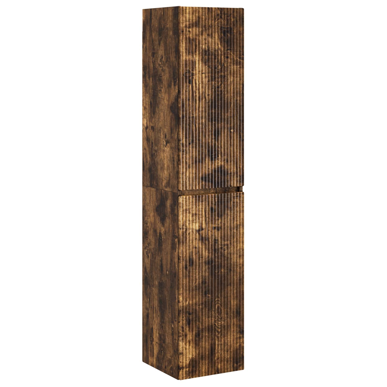 Vonios baldų rinkinys 3 vnt. Dūminio ąžuolo 33 x 34,5 x 160 cm