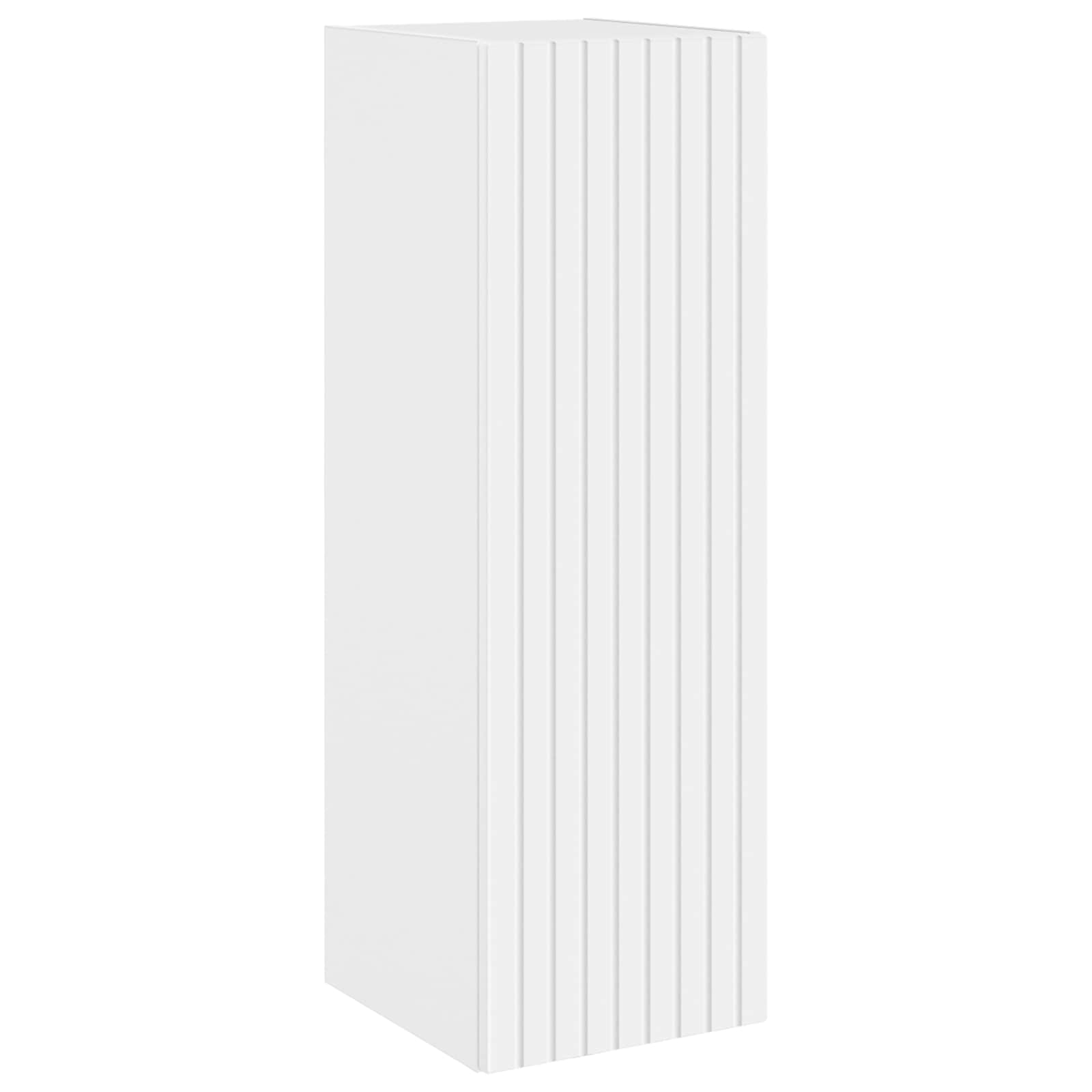 Vonios baldų rinkinys 3 vnt. Balta 33 x 34,5 x 160 cm