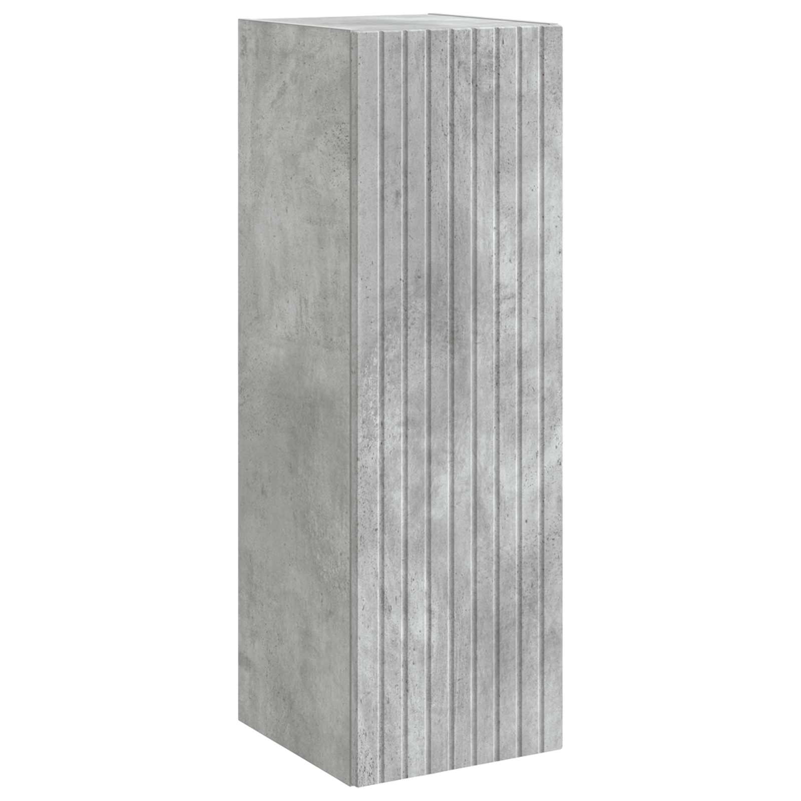 Vonios baldų rinkinys 3 vnt. Betono pilka 33 x 34,5 x 160 cm