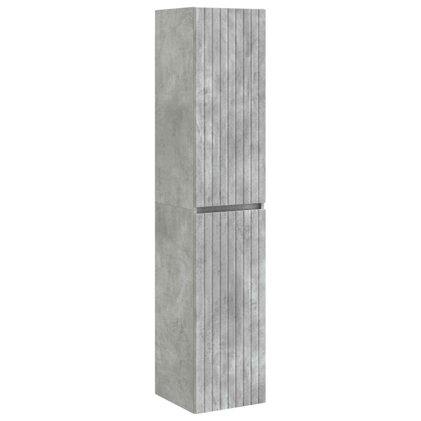 Vonios baldų rinkinys 3 vnt. Betono pilka 33 x 34,5 x 160 cm